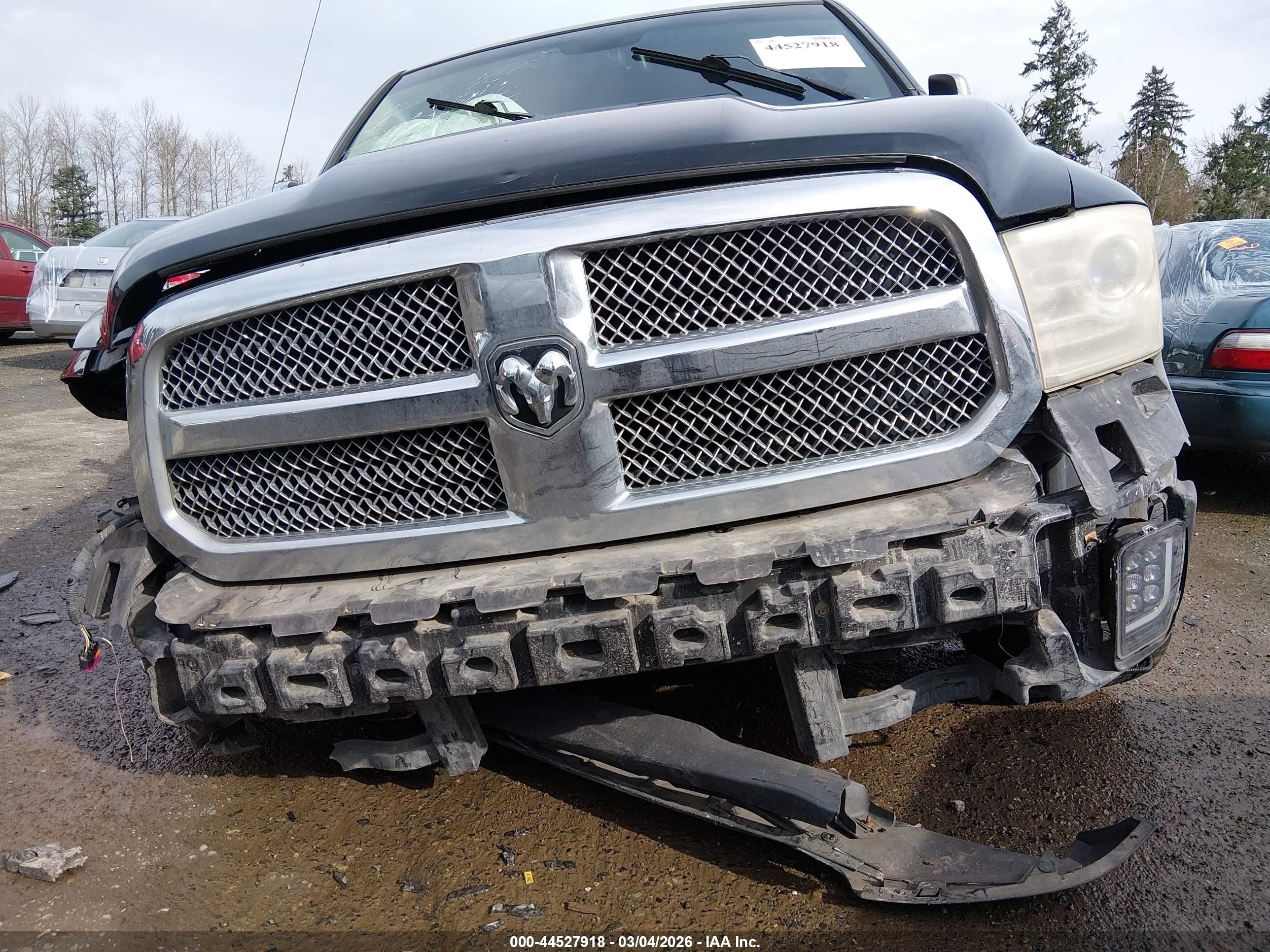 2014 Ram 1500 Longhorn Black vin: 1C6RR7PTXES295052