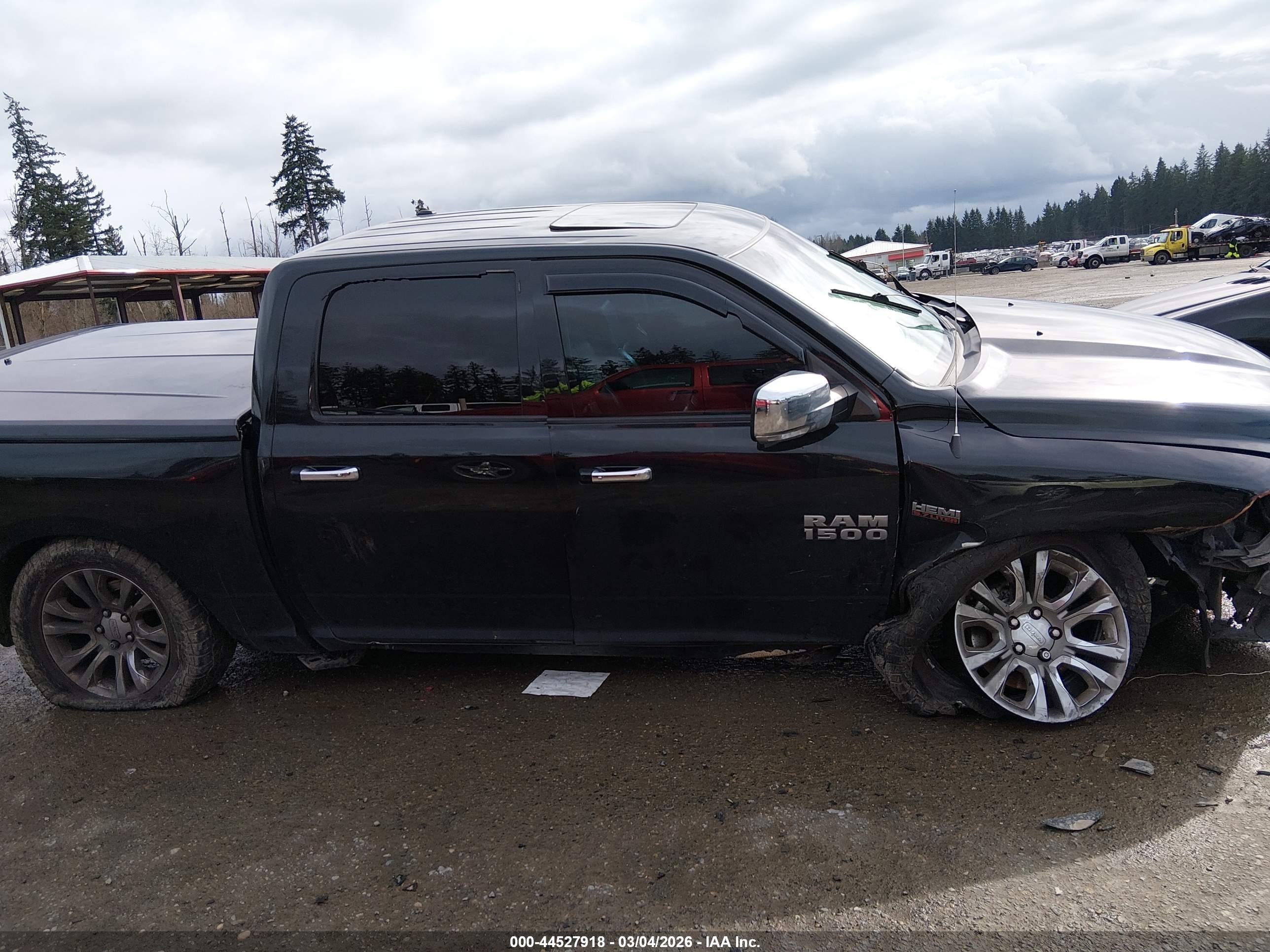 2014 Ram 1500 Longhorn Black vin: 1C6RR7PTXES295052