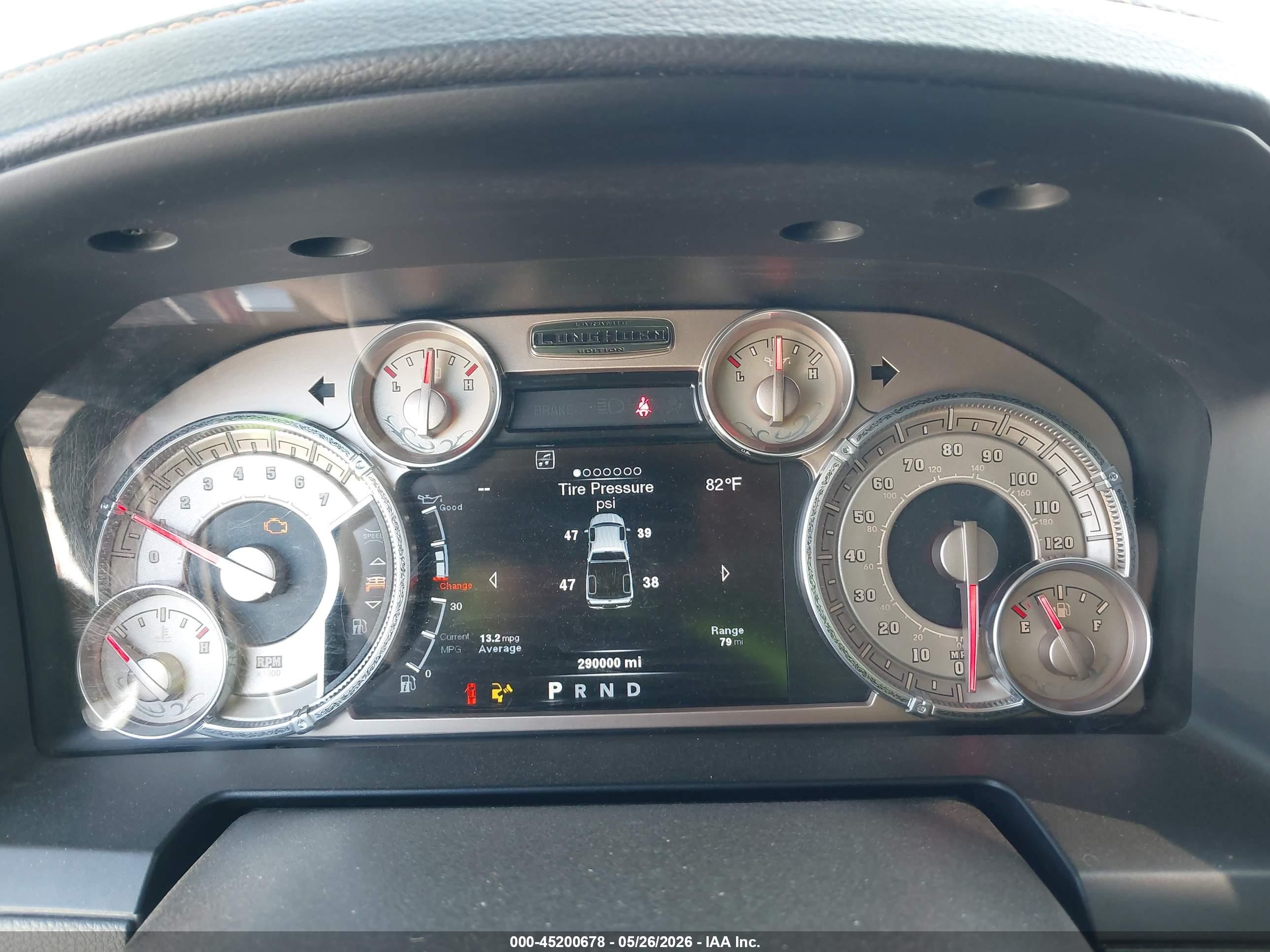 2014 Ram 1500 Longhorn Red vin: 1C6RR7PTXES407896
