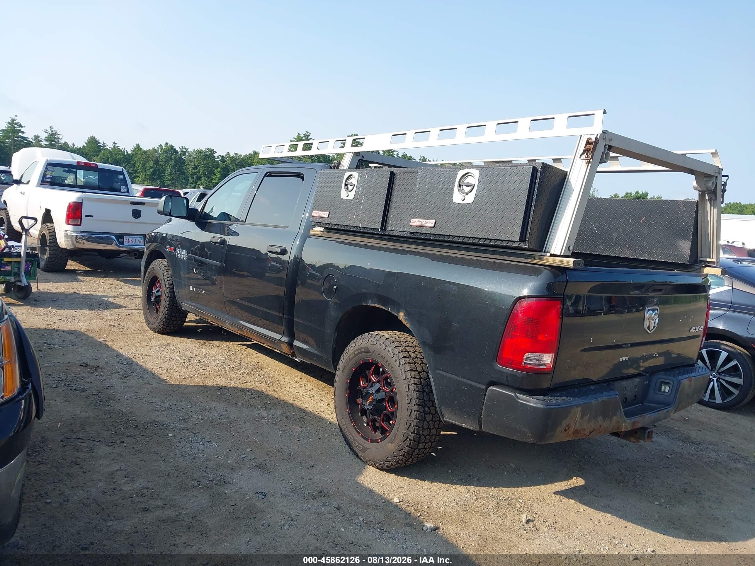 2015 Ram 1500 Tradesman Black vin: 1C6RR7SM5FS606727