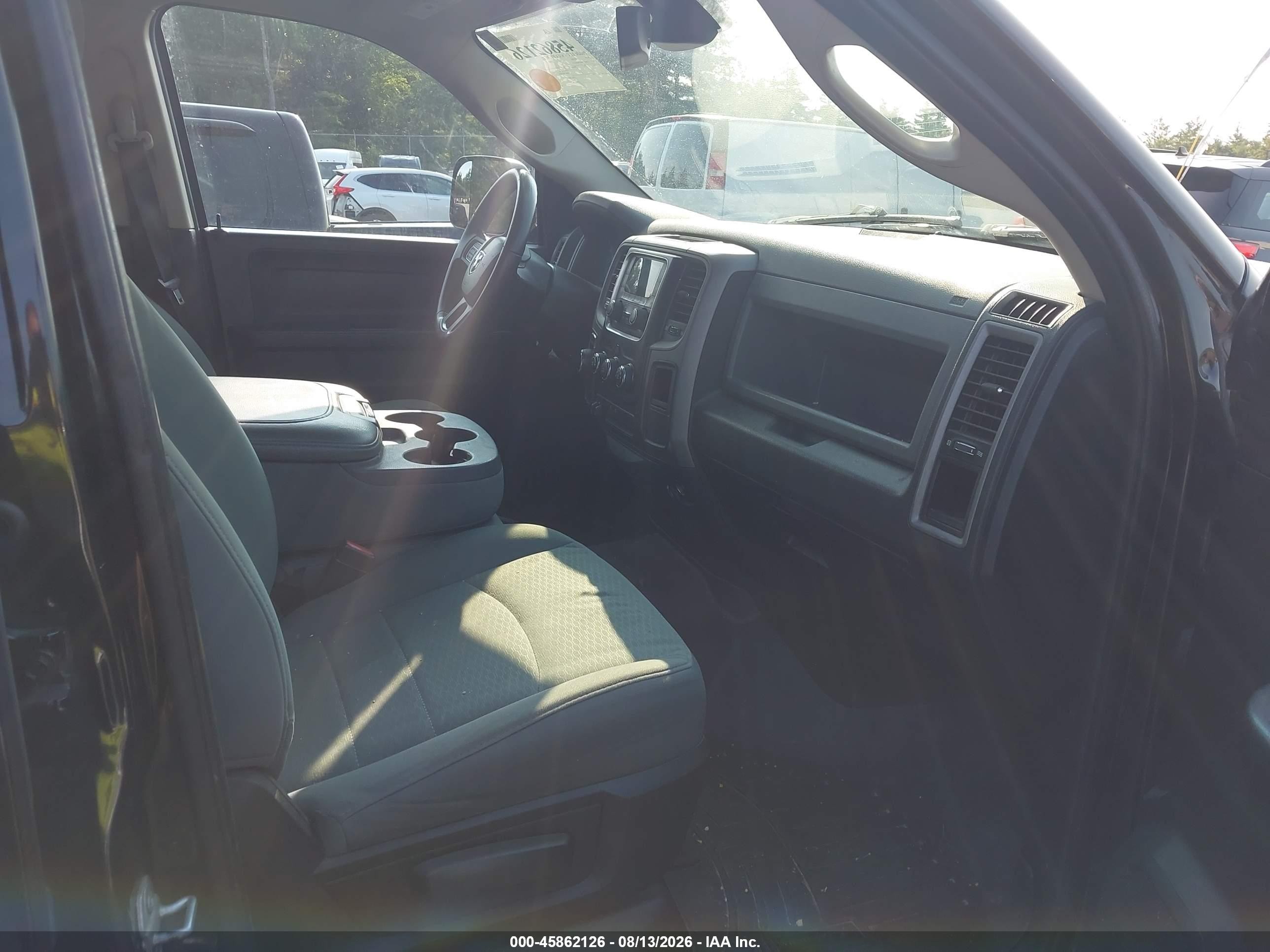 2015 Ram 1500 Tradesman Black vin: 1C6RR7SM5FS606727