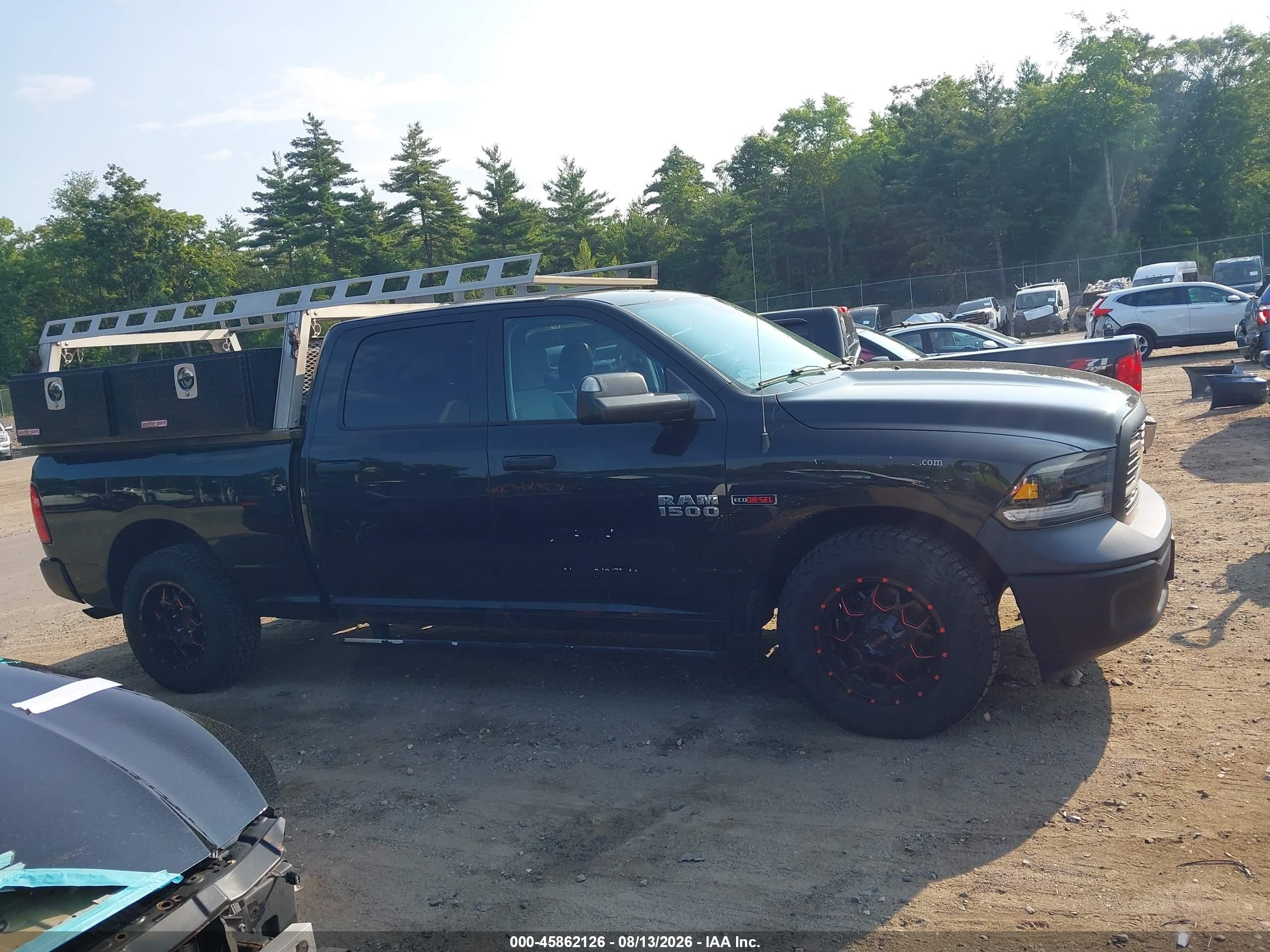 2015 Ram 1500 Tradesman Black vin: 1C6RR7SM5FS606727
