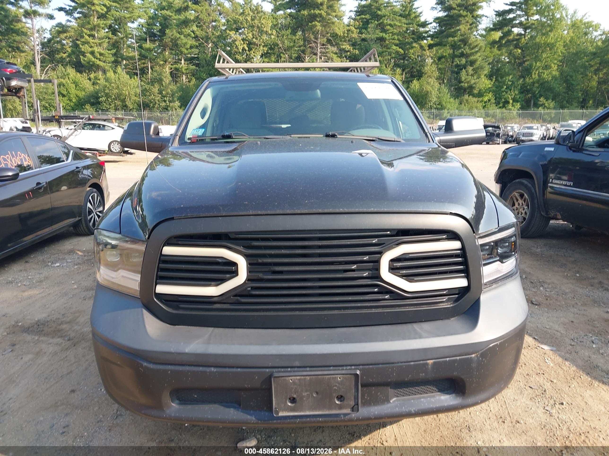 2015 Ram 1500 Tradesman Black vin: 1C6RR7SM5FS606727