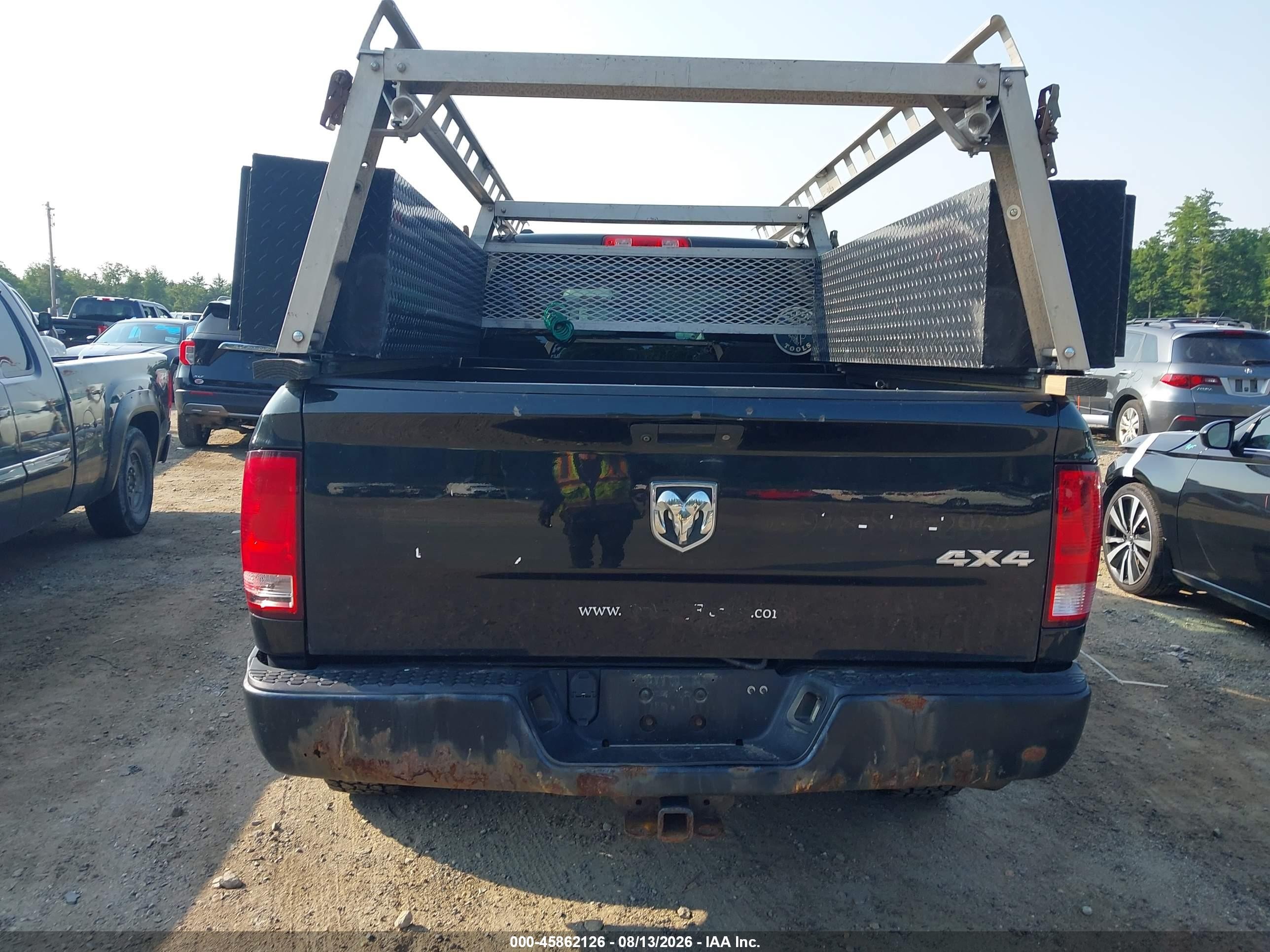 2015 Ram 1500 Tradesman Black vin: 1C6RR7SM5FS606727