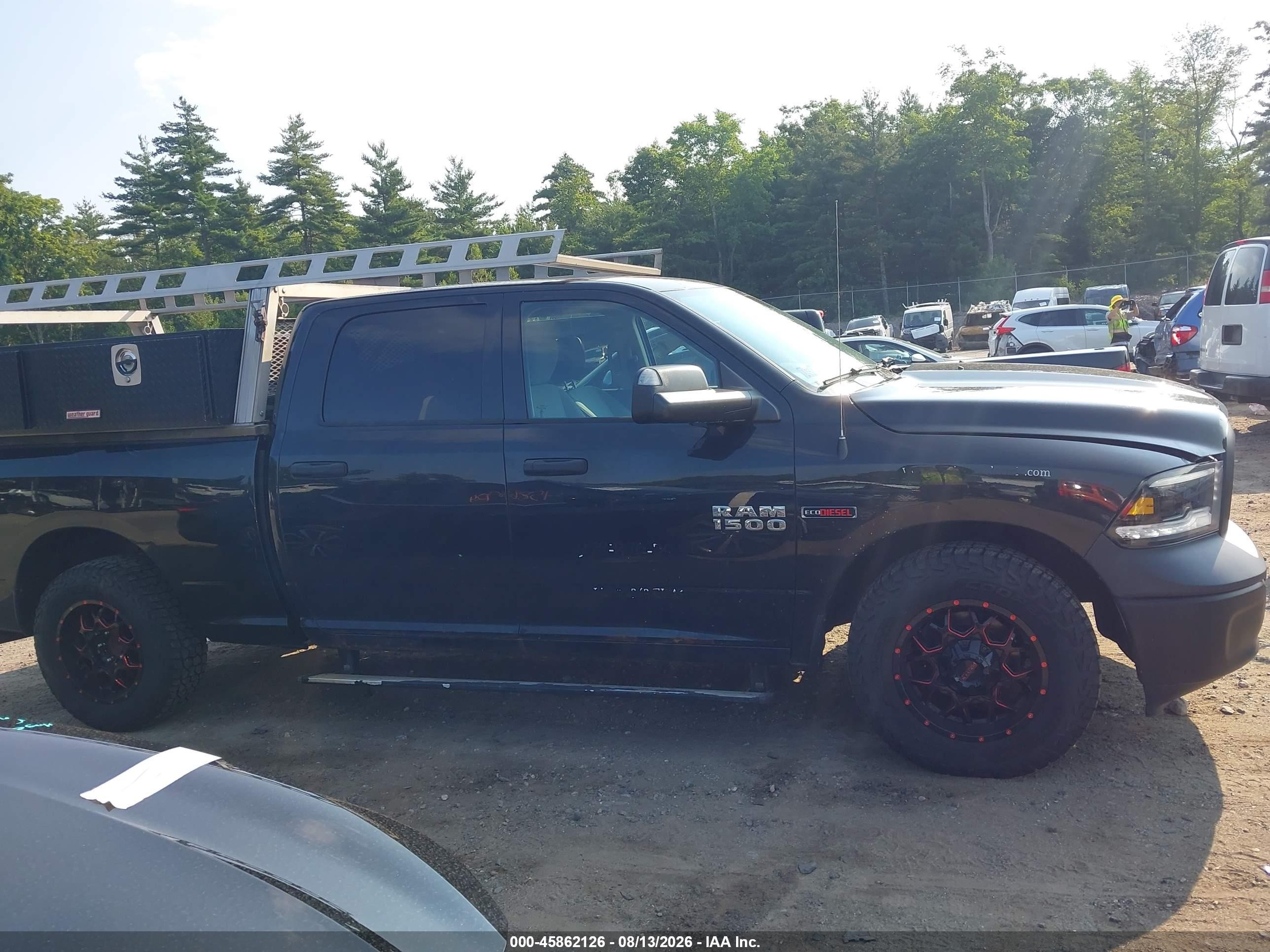 2015 Ram 1500 Tradesman Black vin: 1C6RR7SM5FS606727