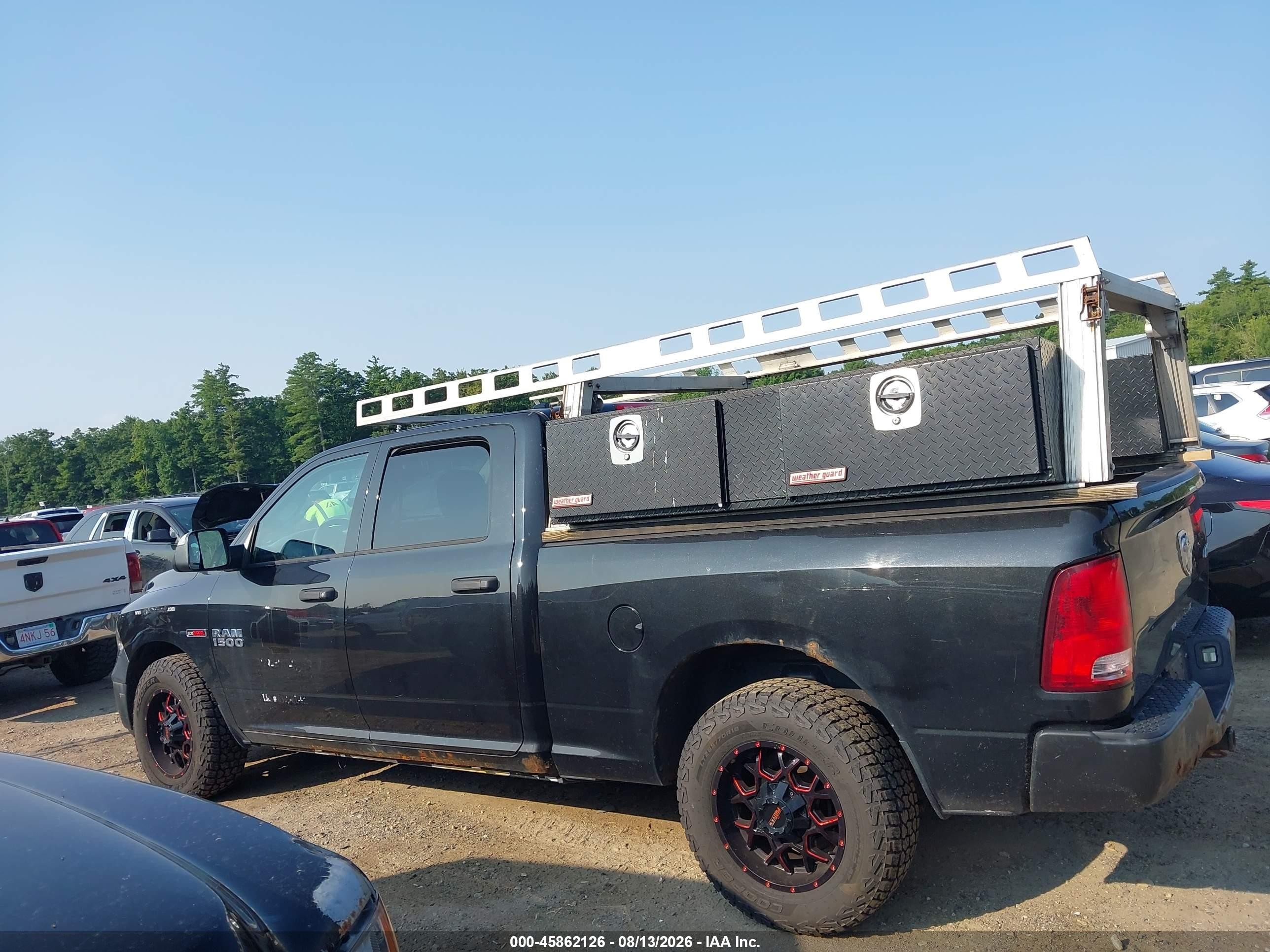 2015 Ram 1500 Tradesman Black vin: 1C6RR7SM5FS606727