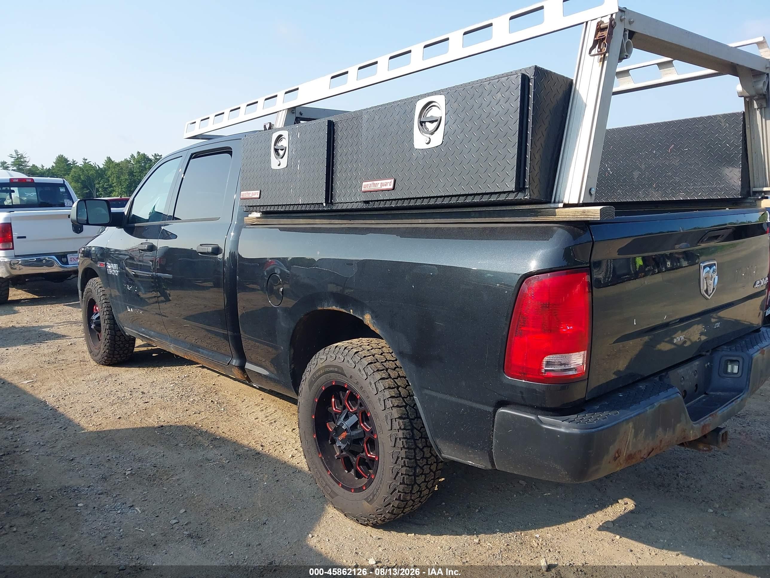 2015 Ram 1500 Tradesman Black vin: 1C6RR7SM5FS606727