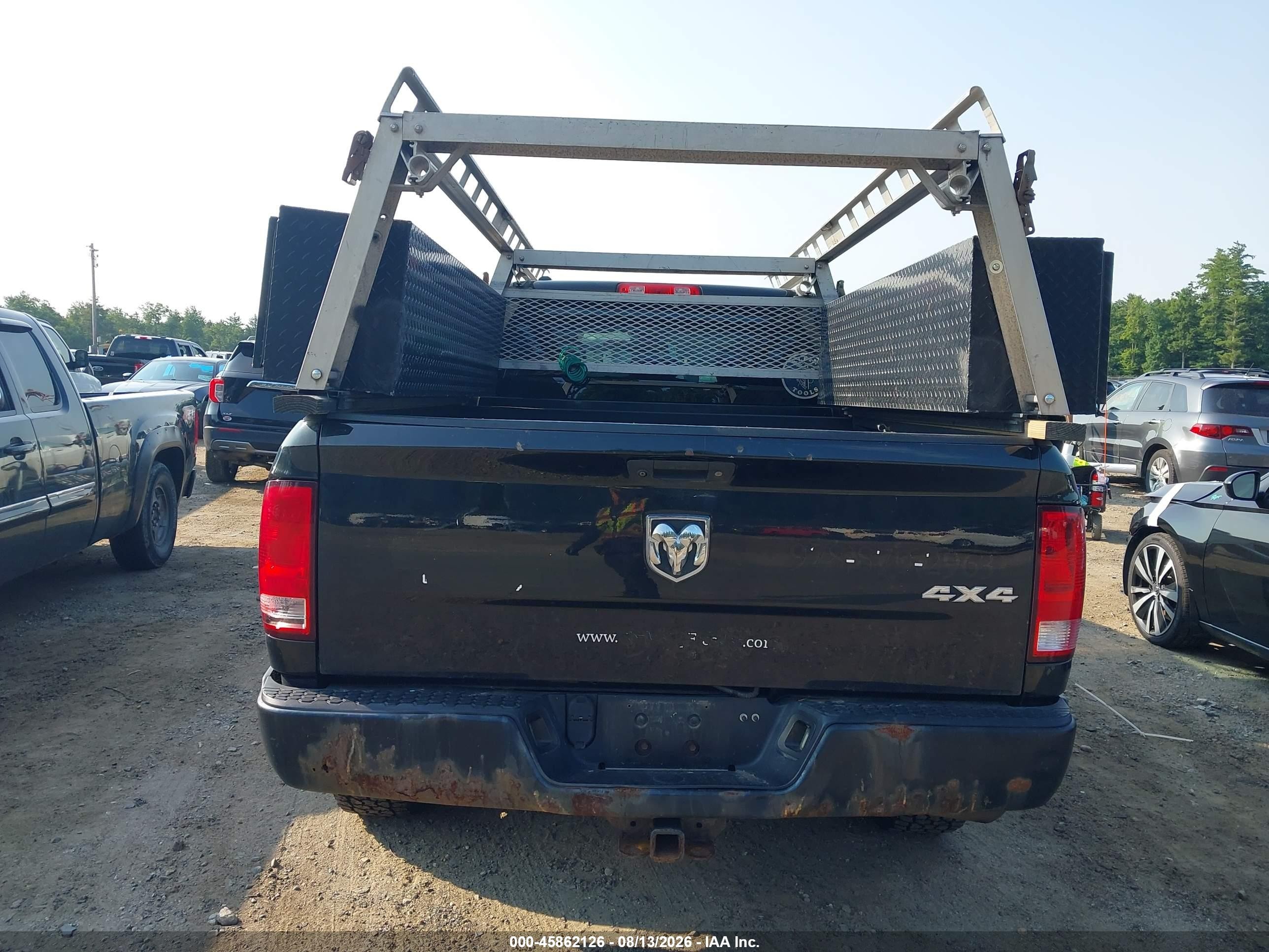 2015 Ram 1500 Tradesman Black vin: 1C6RR7SM5FS606727