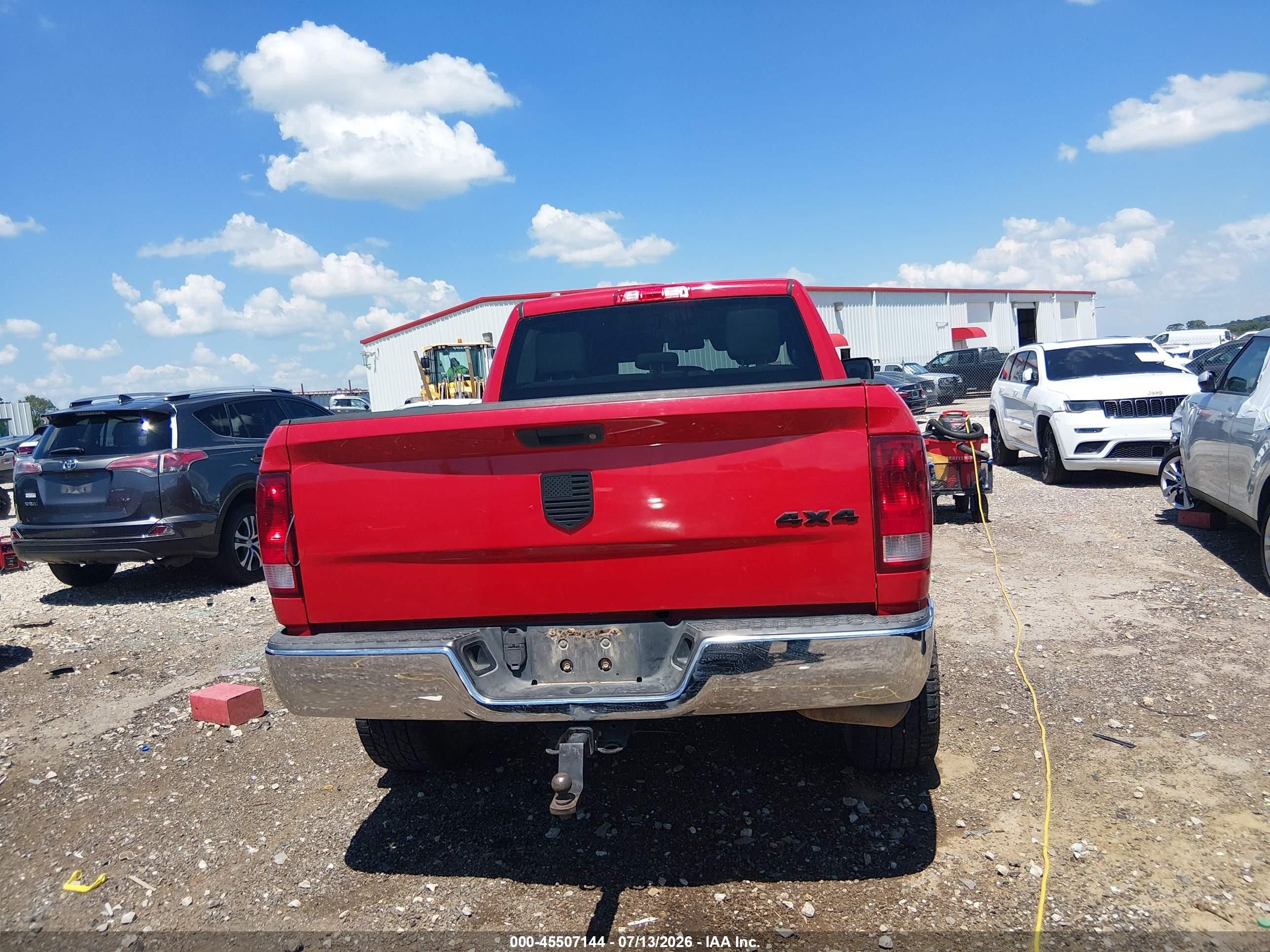 2014 Ram 1500 Tradesman Red vin: 1C6RR7ST0ES194318