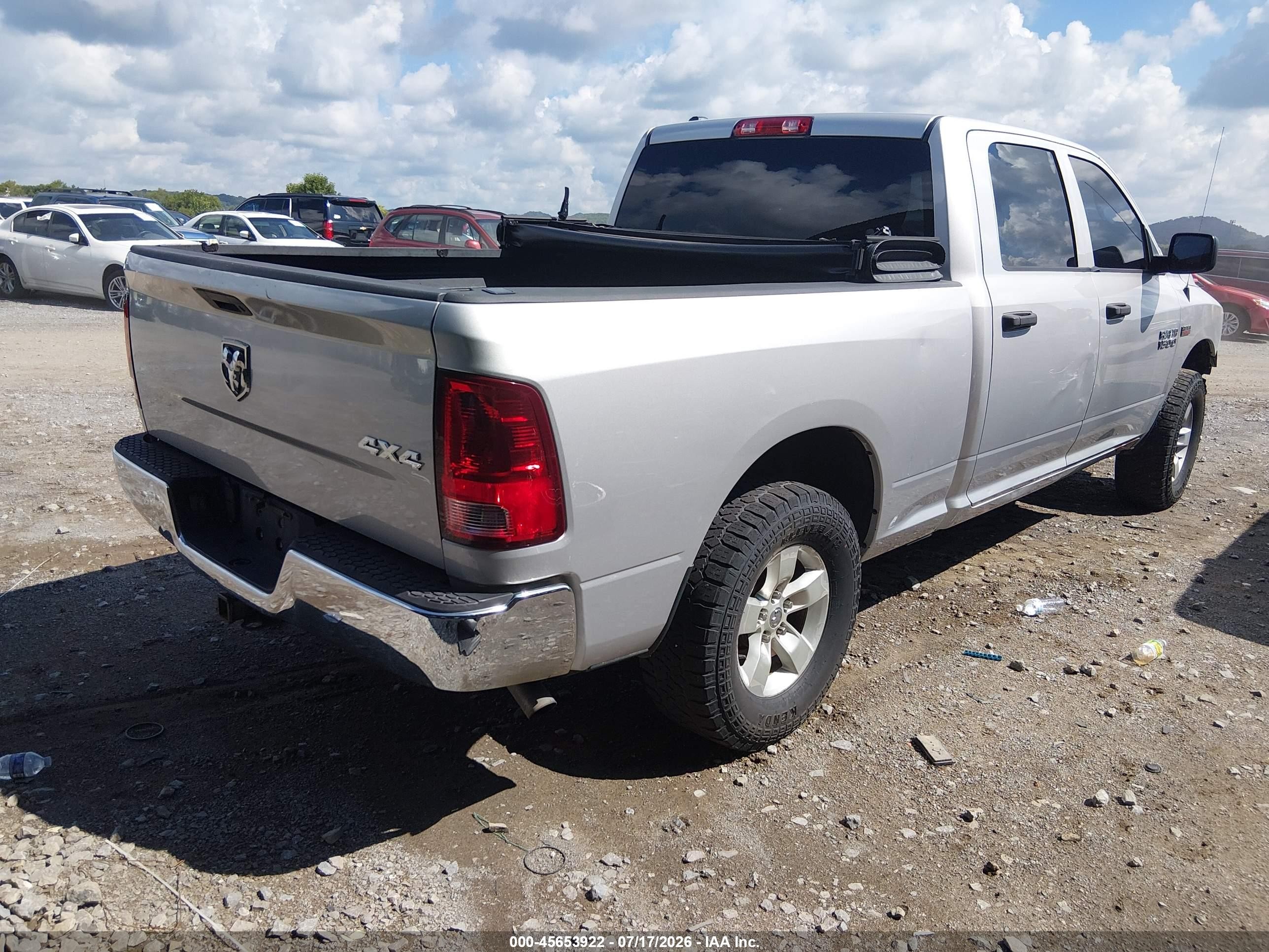 2014 Ram 1500 Tradesman Silver vin: 1C6RR7ST1ES303546