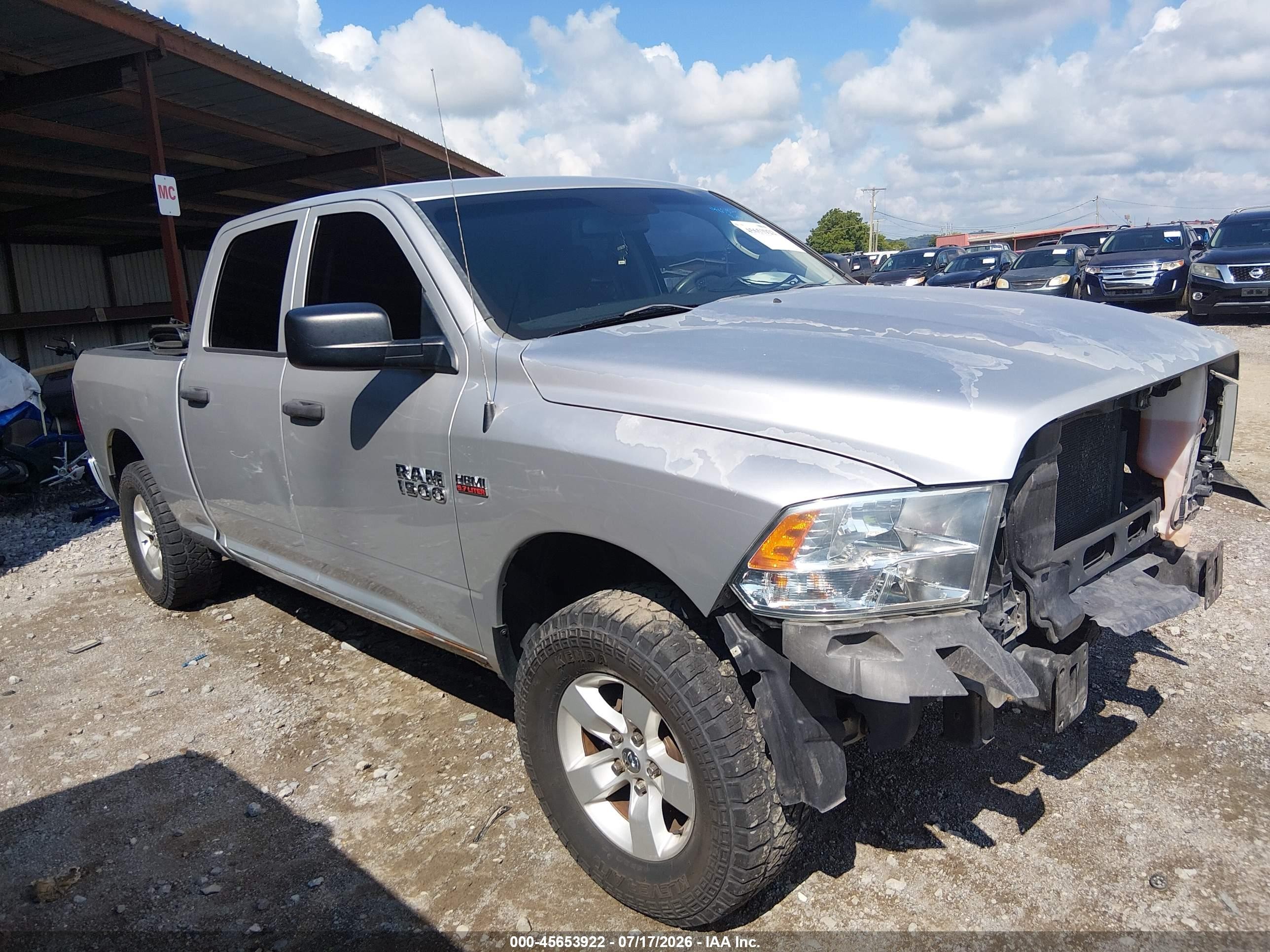 2014 Ram 1500 Tradesman Silver vin: 1C6RR7ST1ES303546
