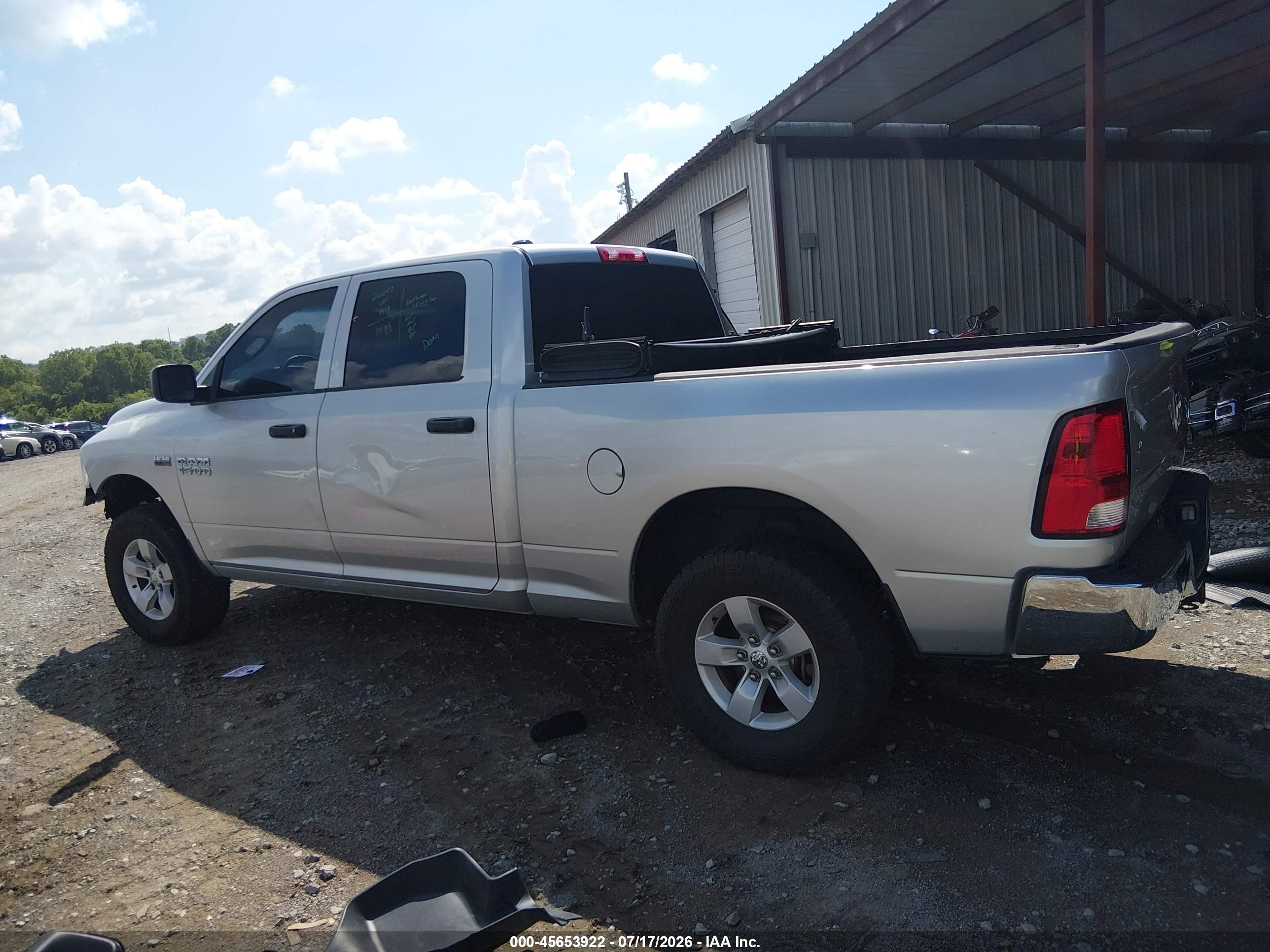 2014 Ram 1500 Tradesman Silver vin: 1C6RR7ST1ES303546