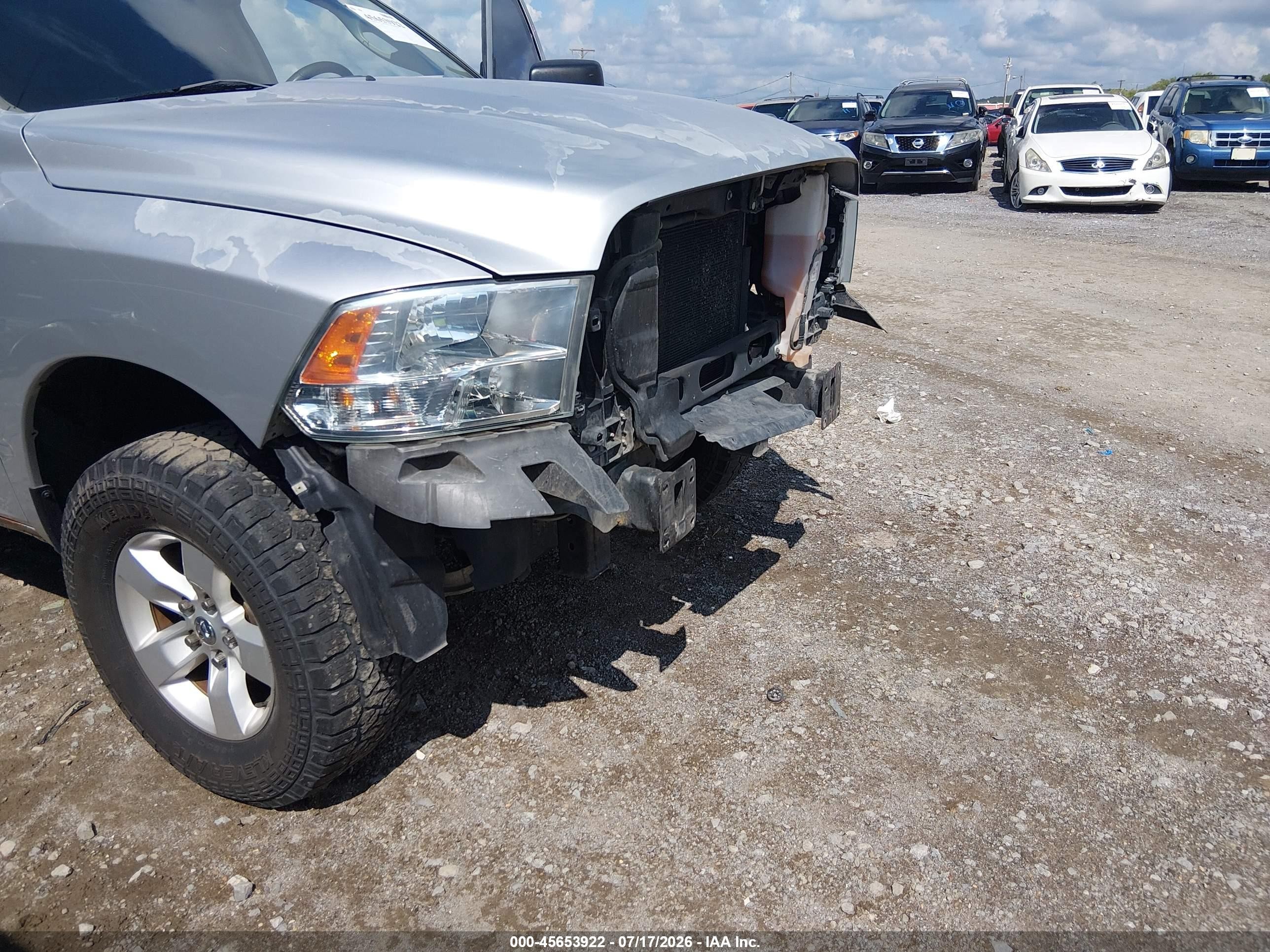 2014 Ram 1500 Tradesman Silver vin: 1C6RR7ST1ES303546