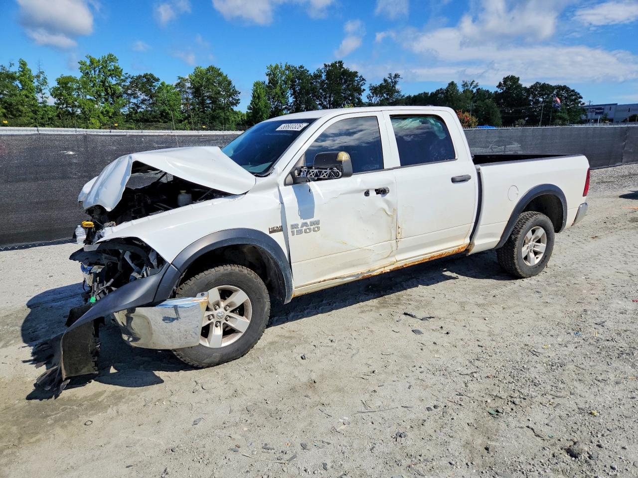 2013 Ram 1500 St White vin: 1C6RR7ST6DS713127