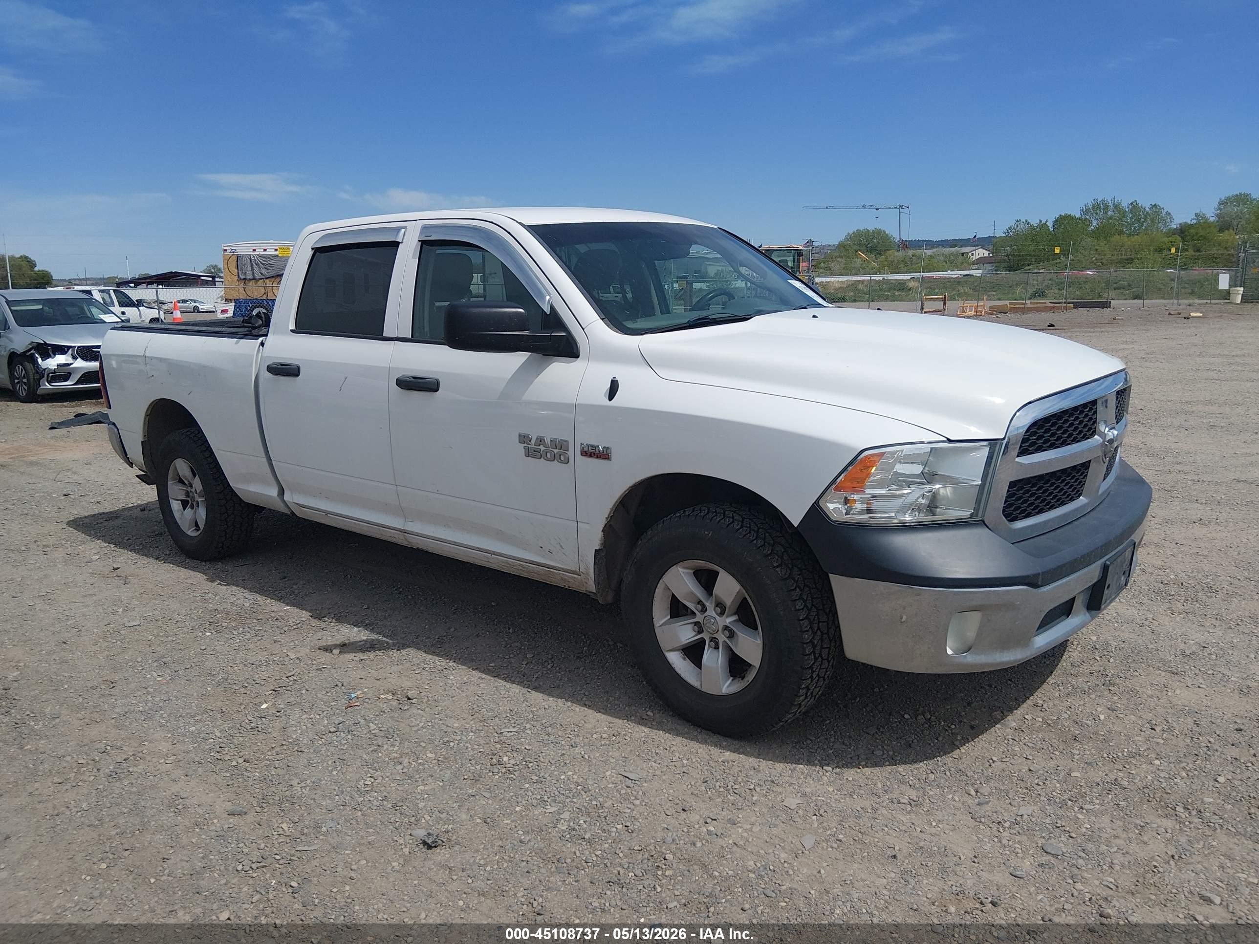 2014 Ram 1500 St White vin: 1C6RR7ST8ES325818