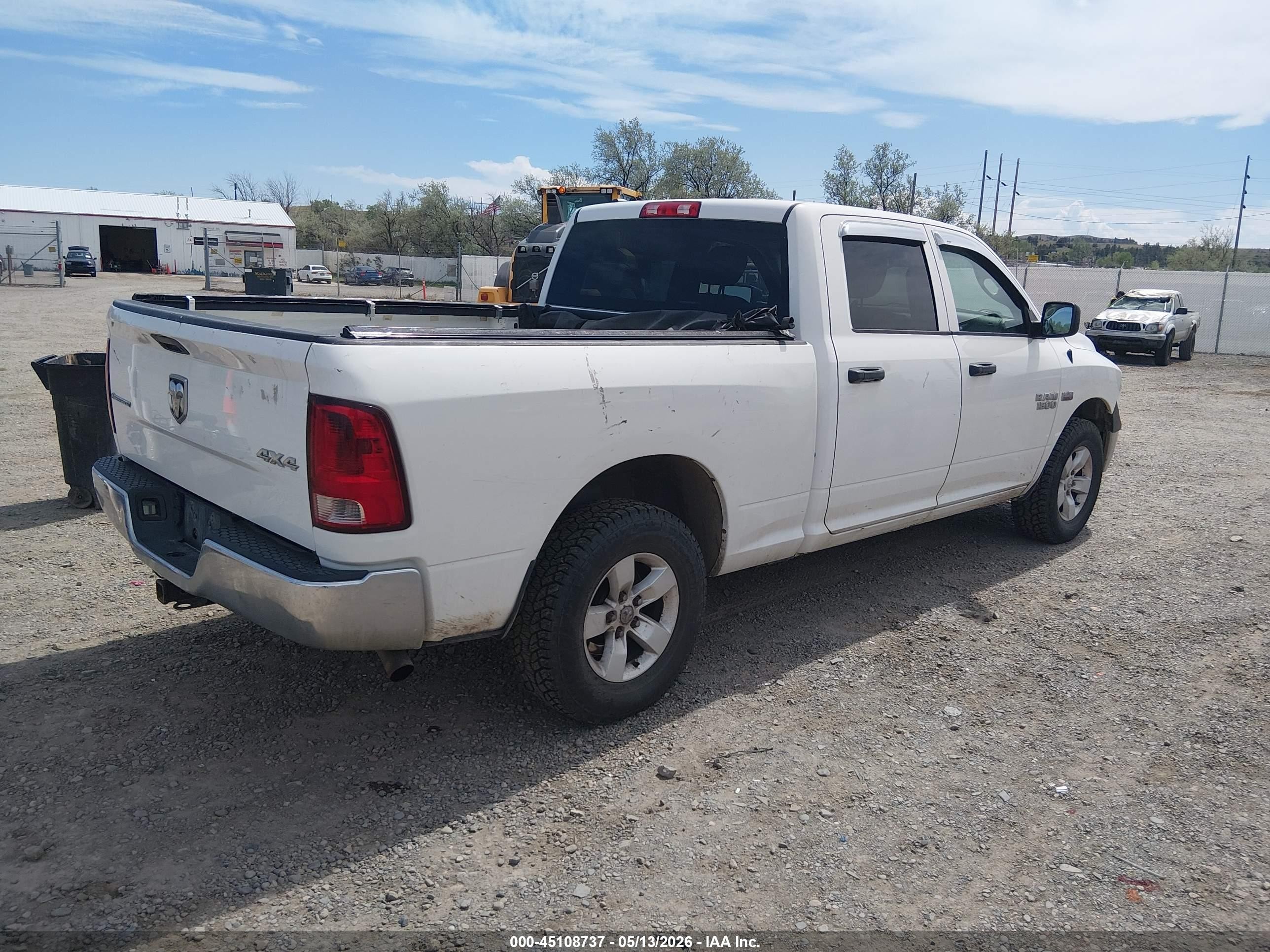 2014 Ram 1500 St White vin: 1C6RR7ST8ES325818