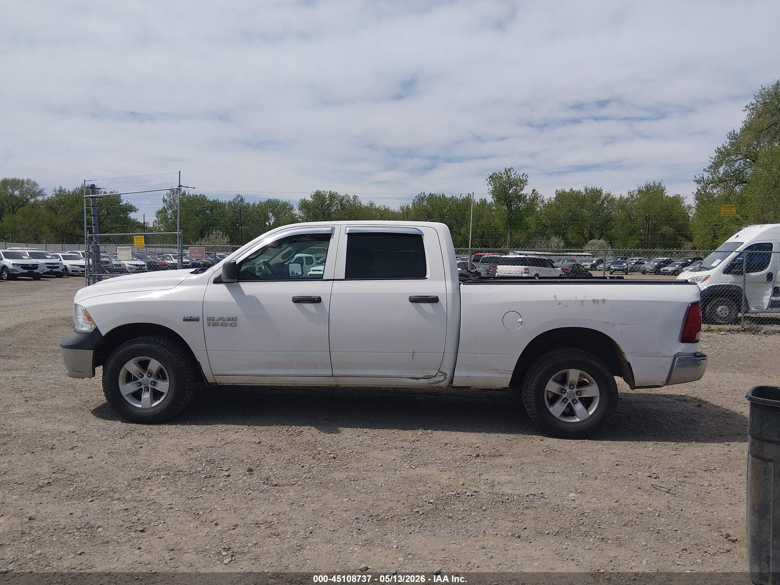2014 Ram 1500 St White vin: 1C6RR7ST8ES325818