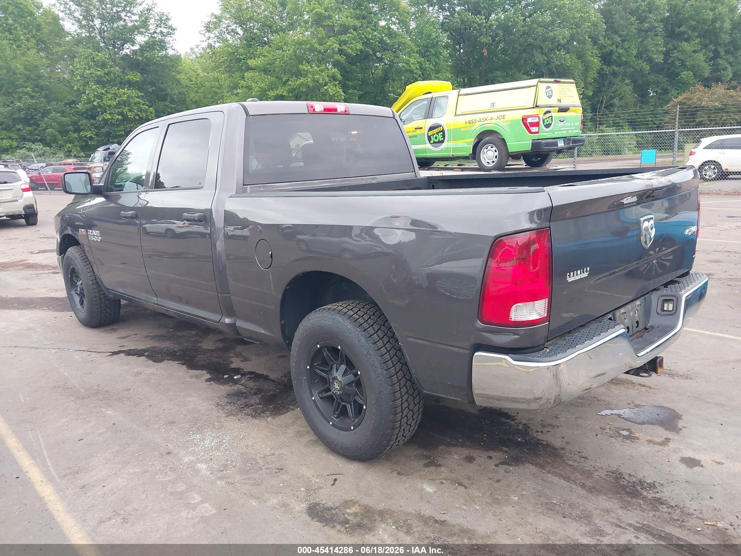 2014 Ram 1500 Tradesman Gray vin: 1C6RR7ST8ES331246