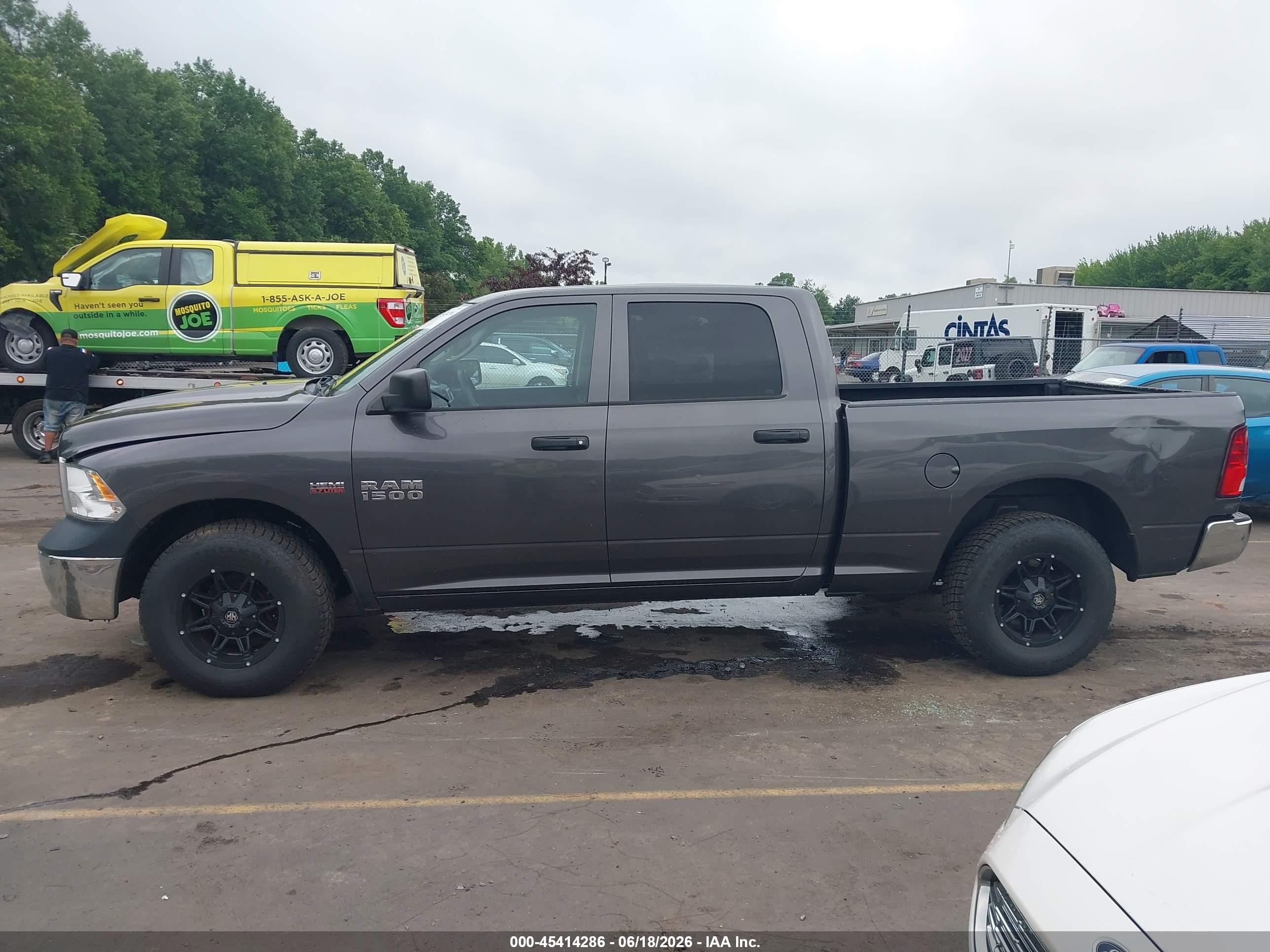 2014 Ram 1500 Tradesman Gray vin: 1C6RR7ST8ES331246
