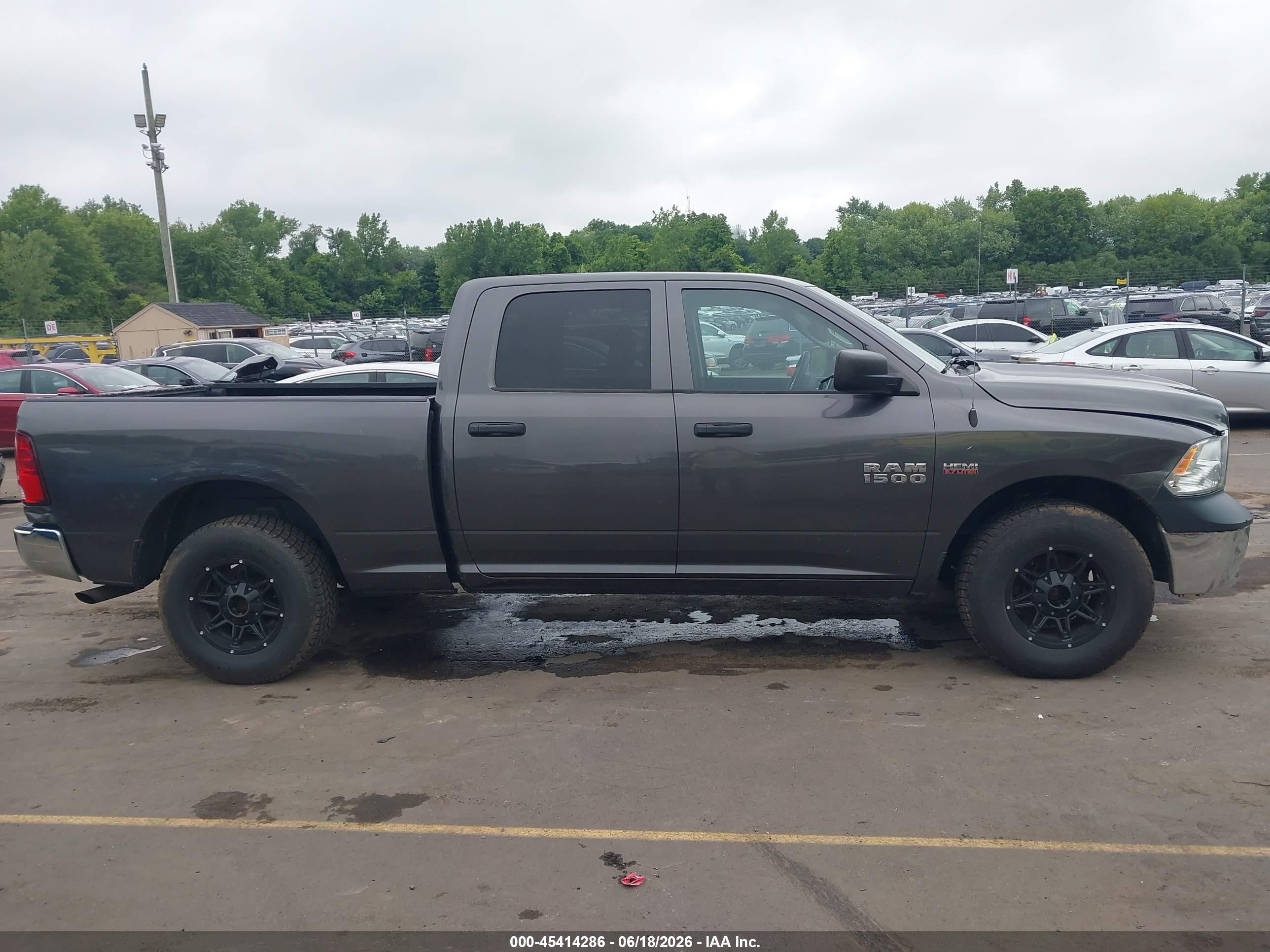 2014 Ram 1500 Tradesman Gray vin: 1C6RR7ST8ES331246