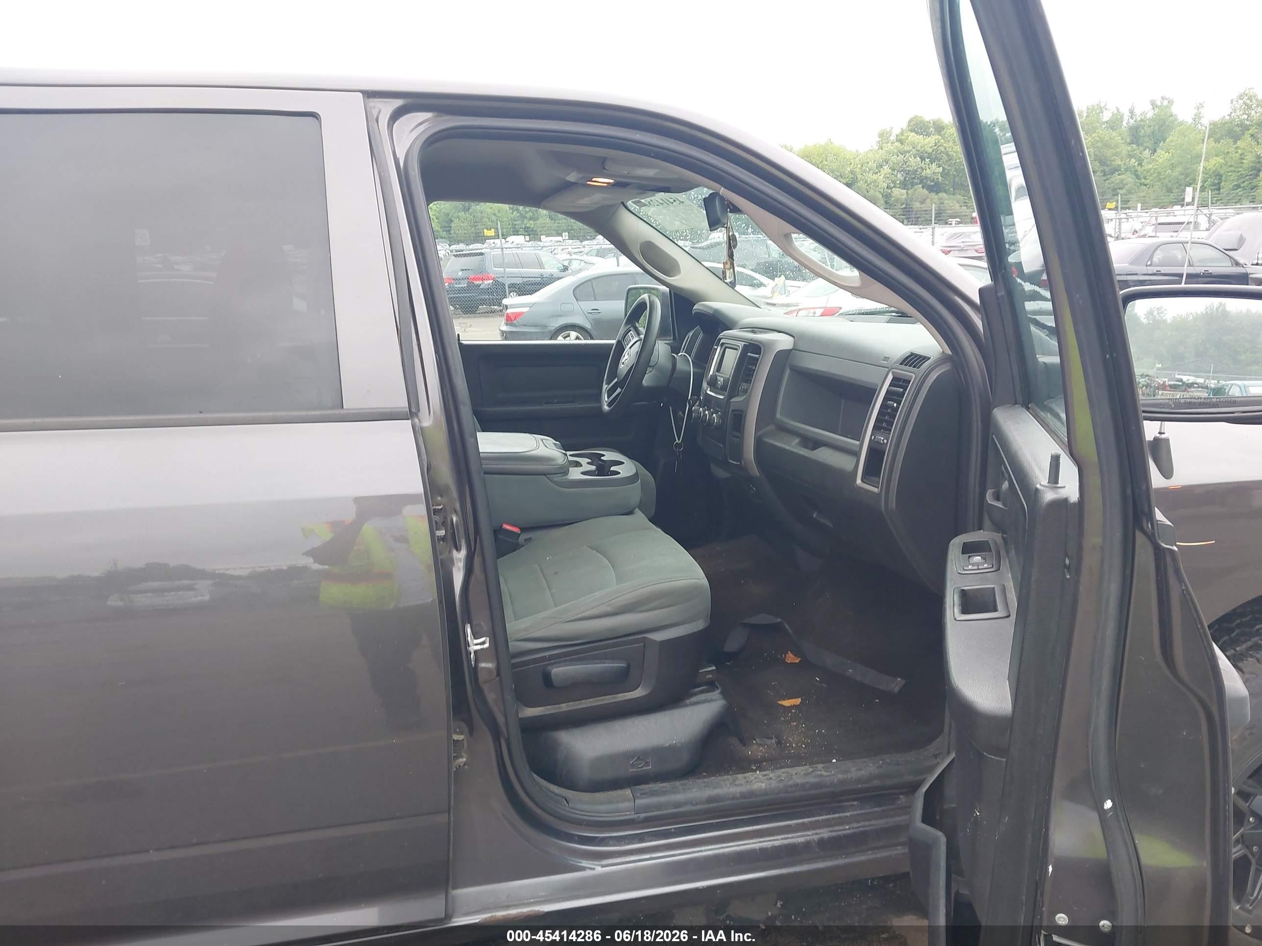 2014 Ram 1500 Tradesman Gray vin: 1C6RR7ST8ES331246