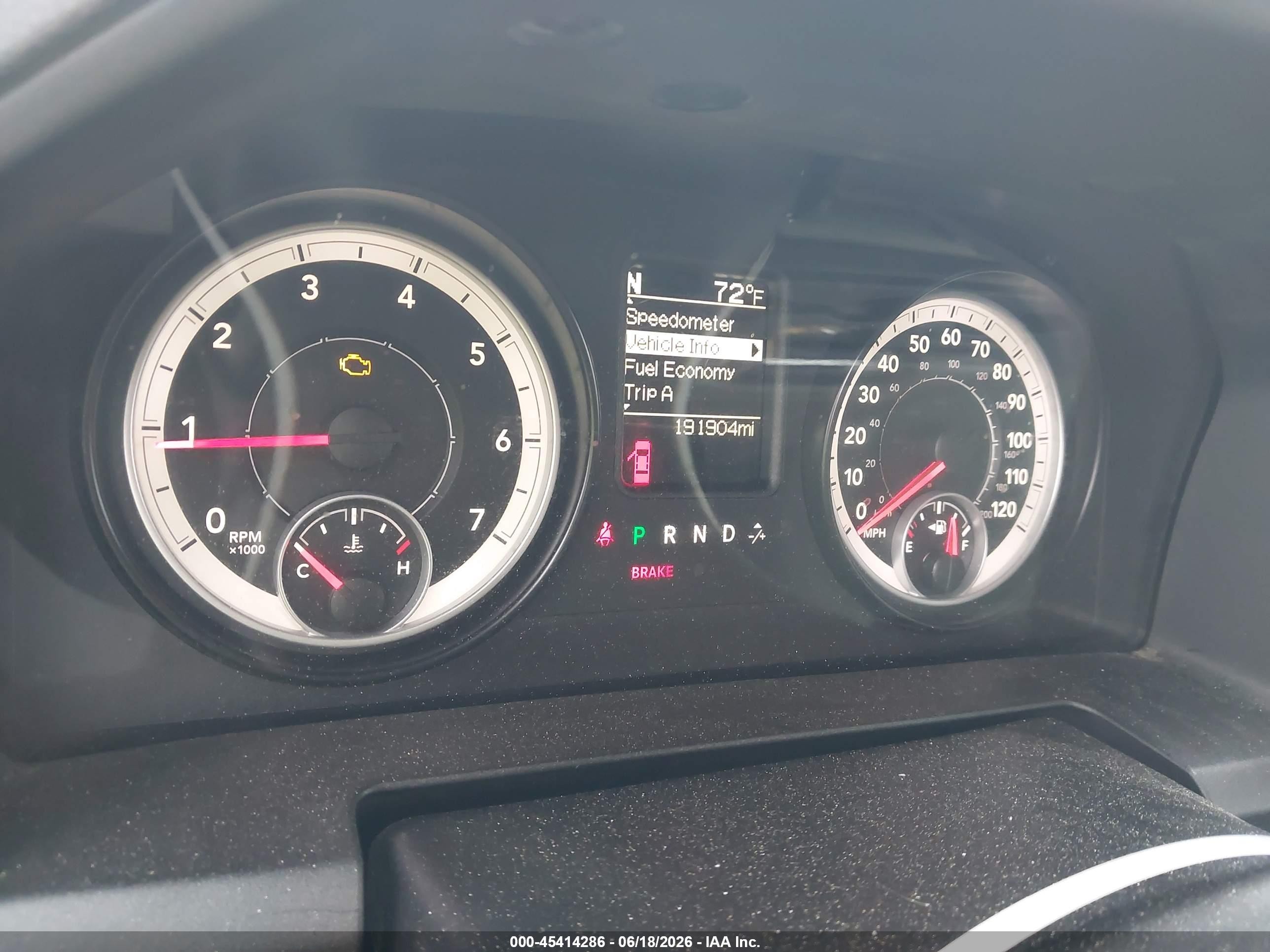 2014 Ram 1500 Tradesman Gray vin: 1C6RR7ST8ES331246