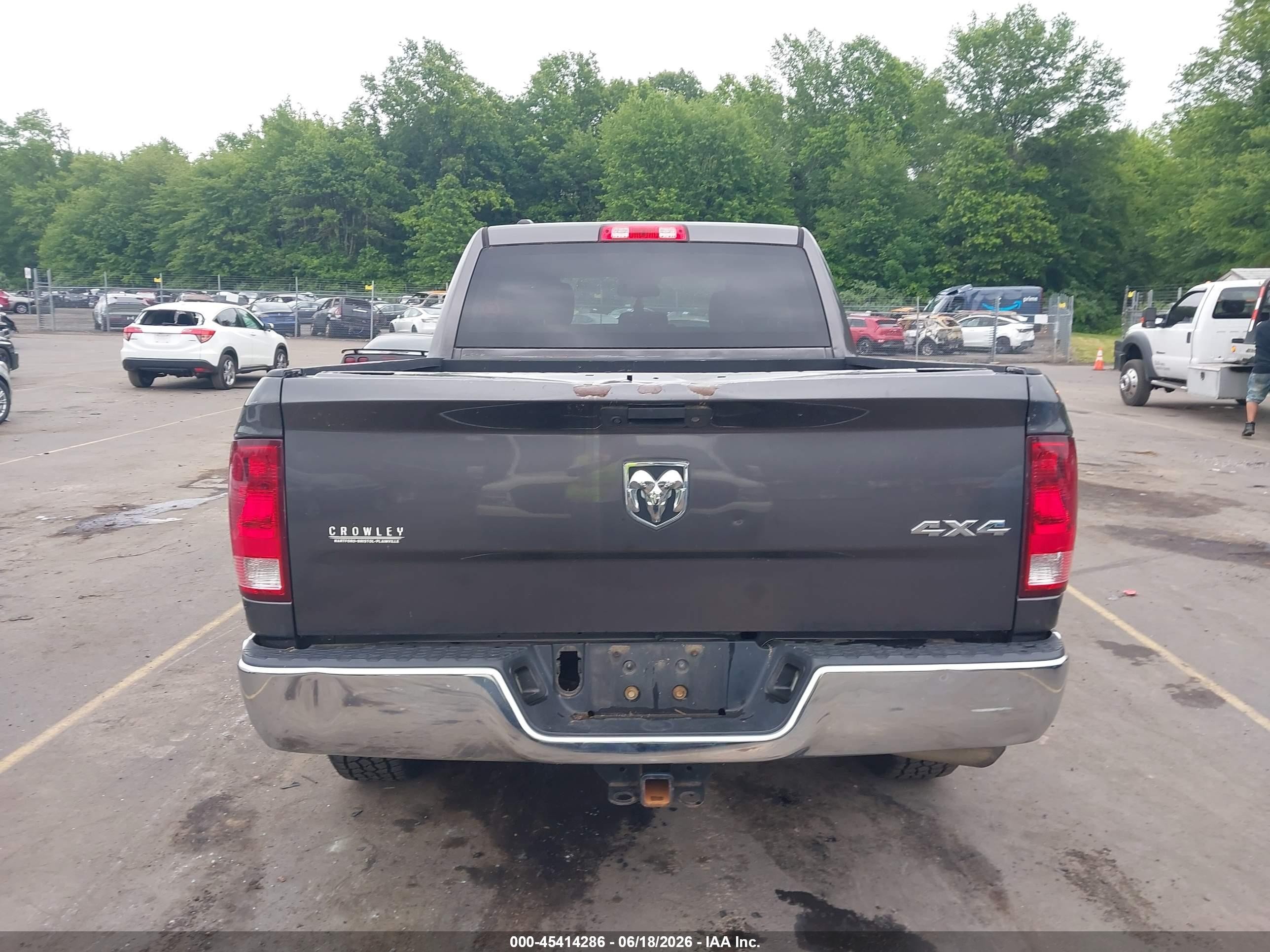 2014 Ram 1500 Tradesman Gray vin: 1C6RR7ST8ES331246