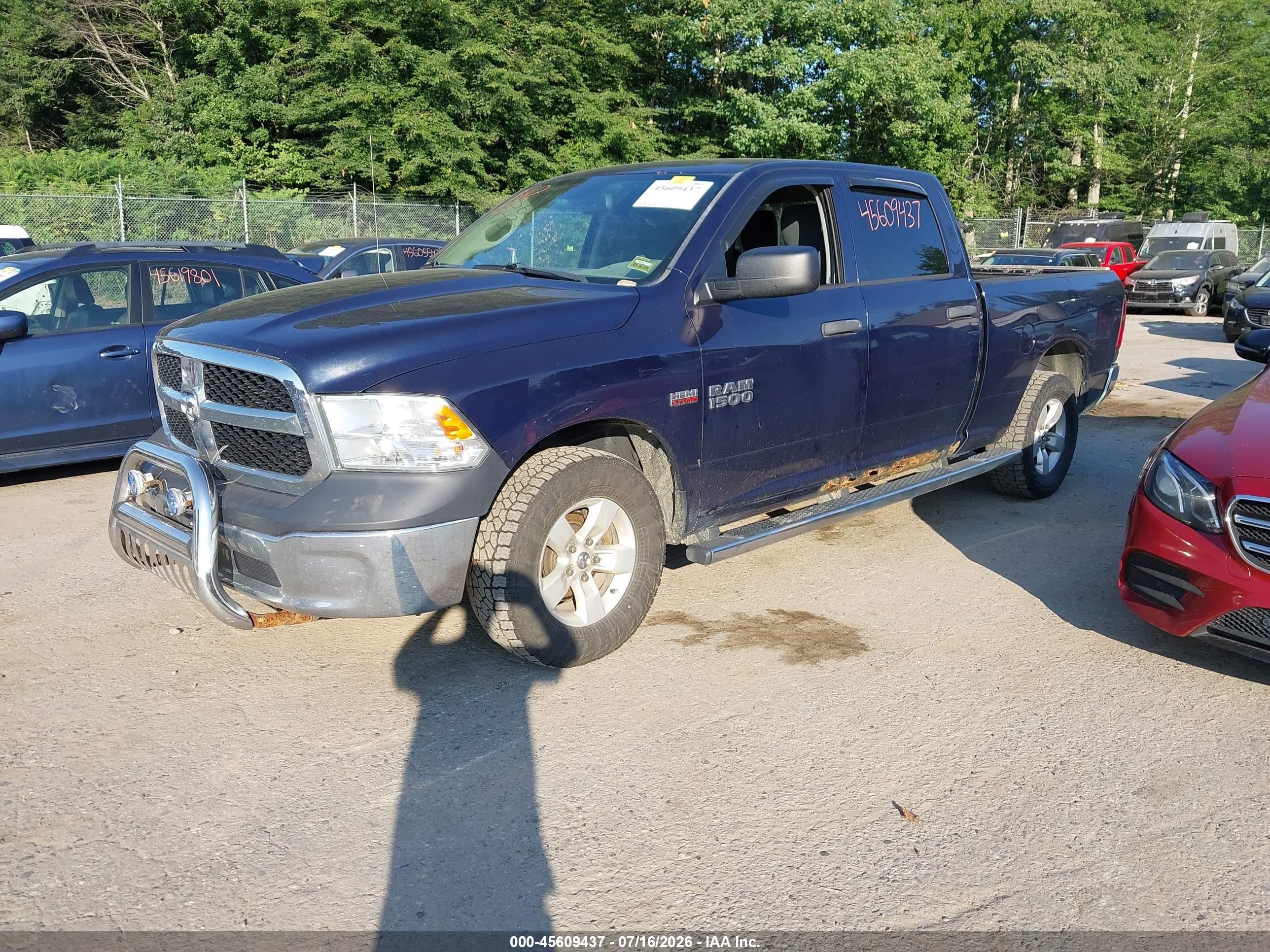 2015 Ram 1500 Tradesman Blue vin: 1C6RR7ST9FS783997
