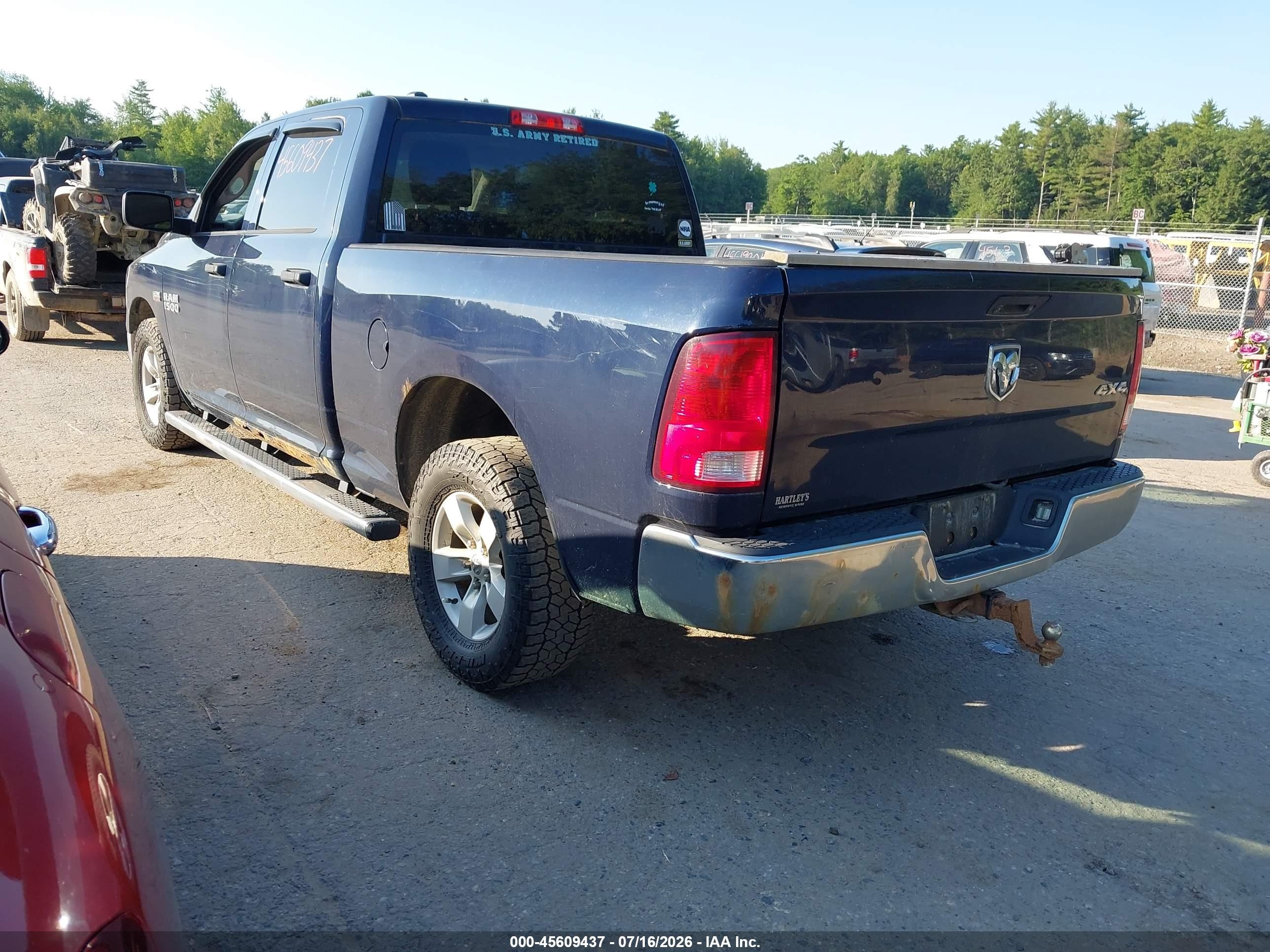 2015 Ram 1500 Tradesman Blue vin: 1C6RR7ST9FS783997