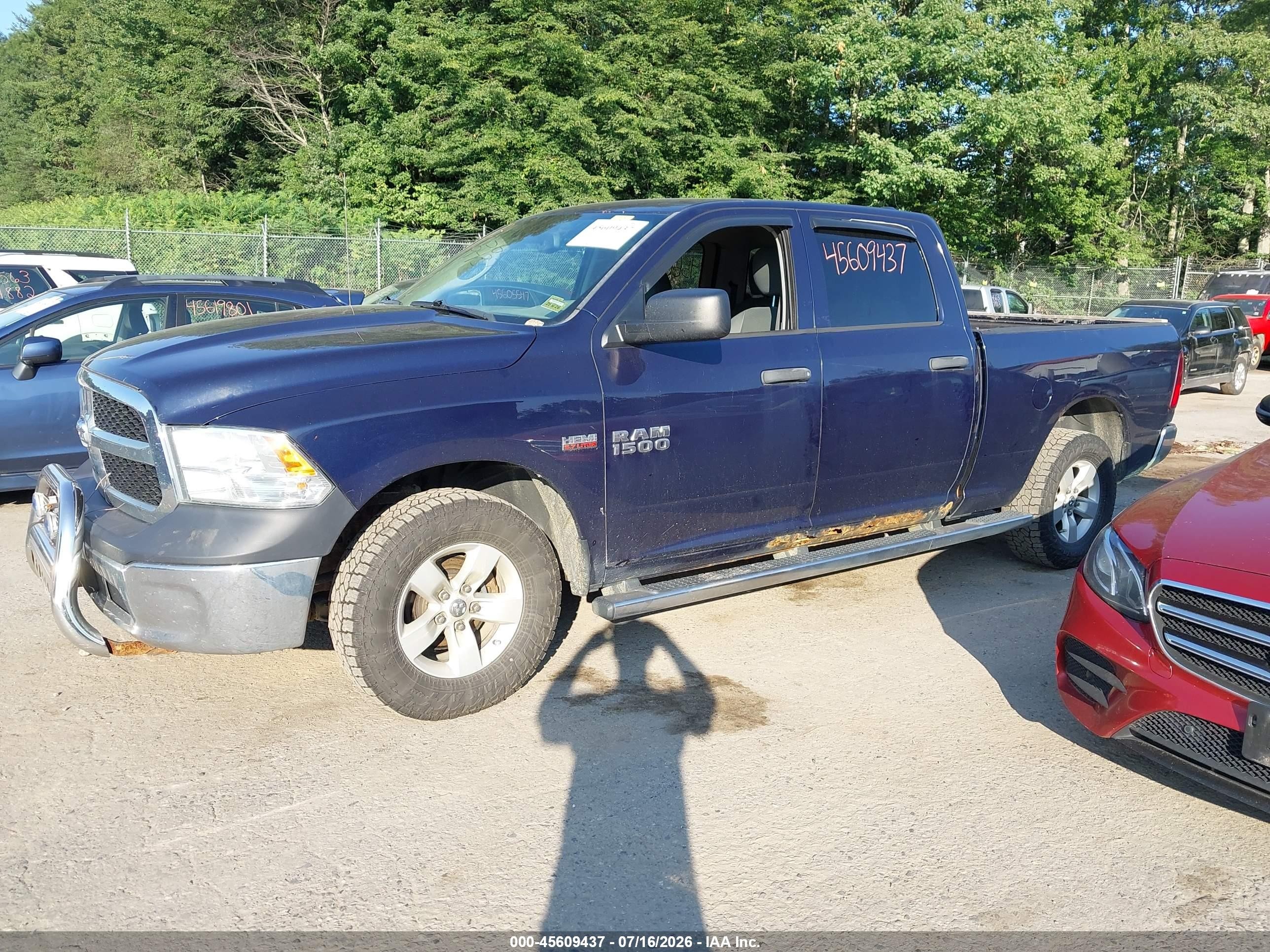 2015 Ram 1500 Tradesman Blue vin: 1C6RR7ST9FS783997