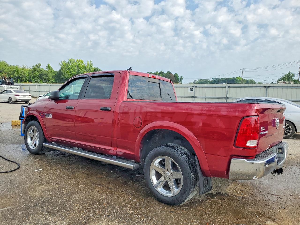2015 Ram 1500 Slt Бордовый vin: 1C6RR7TM5FS754441