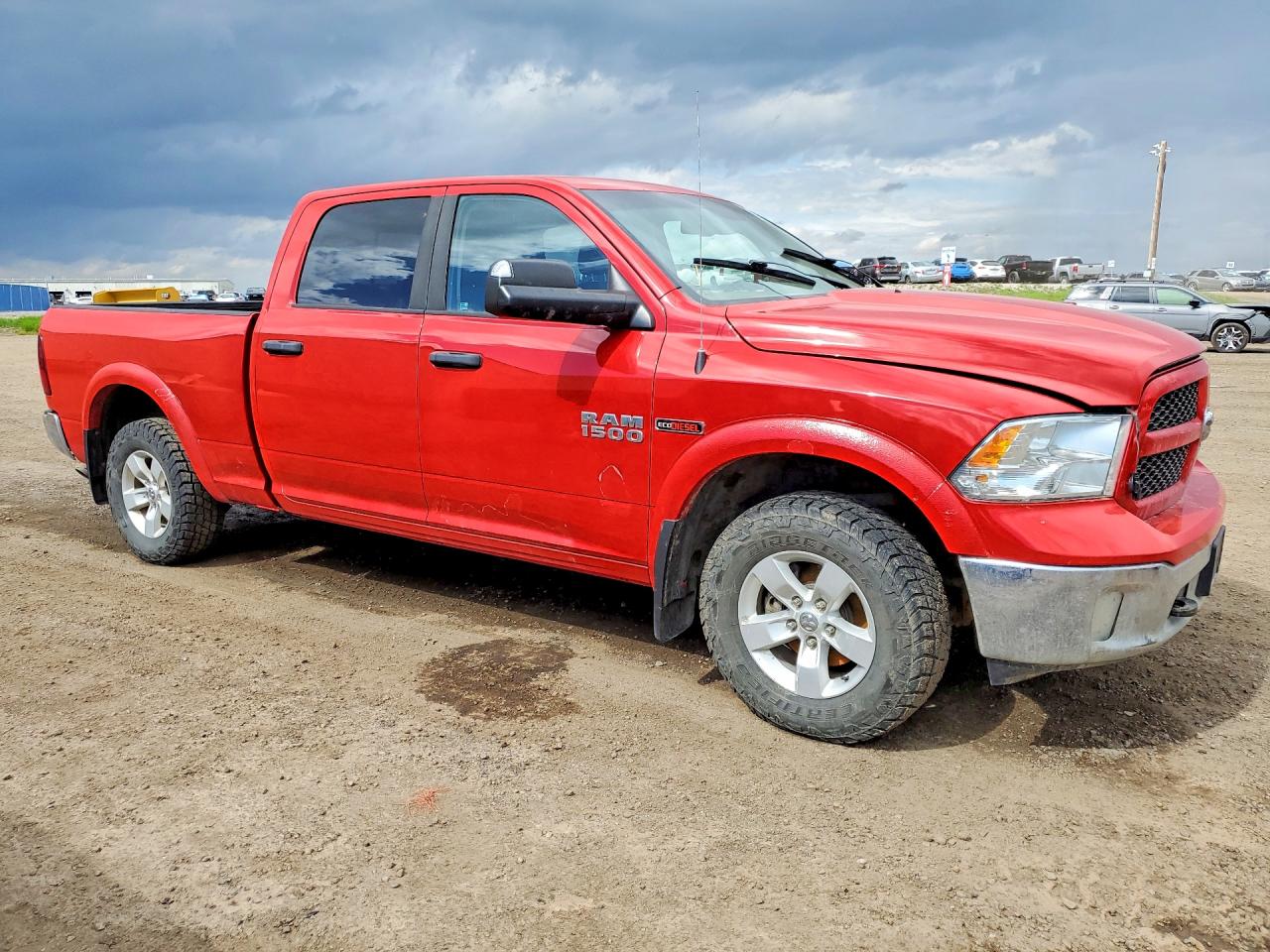 2015 Ram 1500 Slt Red vin: 1C6RR7TM6FS558945