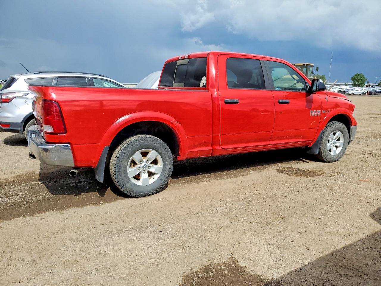 2015 Ram 1500 Slt Red vin: 1C6RR7TM6FS558945