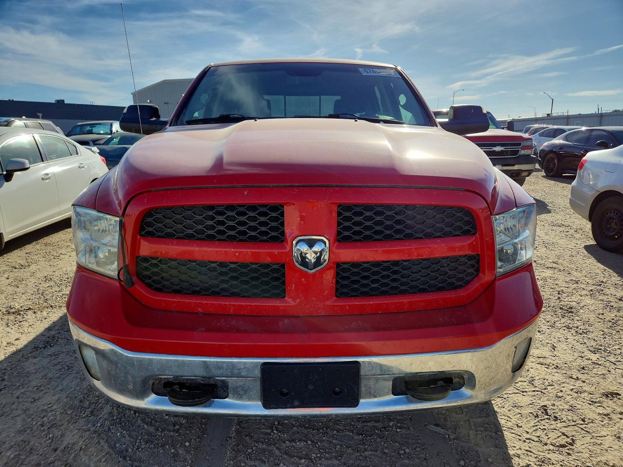 2015 Ram 1500 Slt Red vin: 1C6RR7TM6FS558945