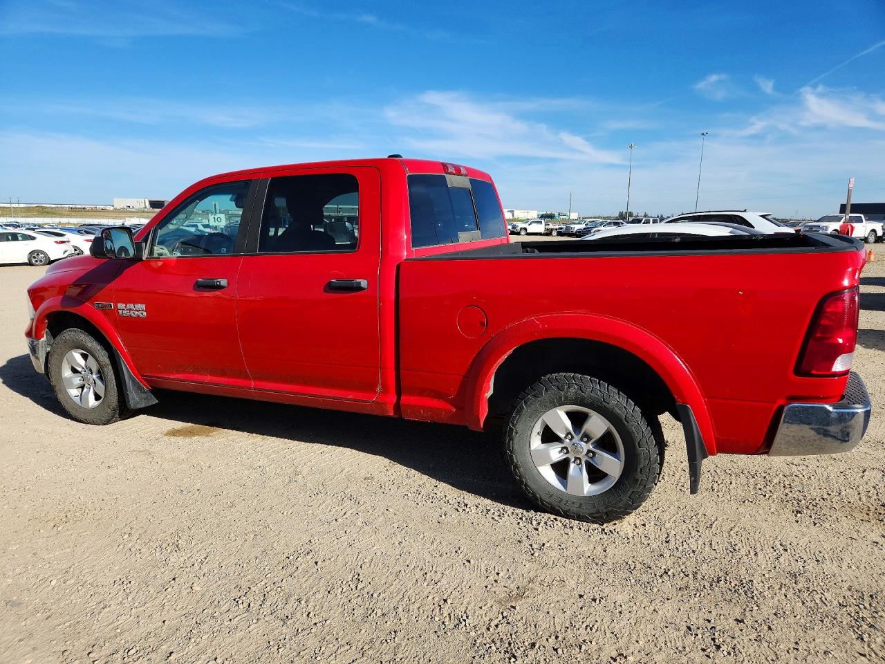 2015 Ram 1500 Slt Red vin: 1C6RR7TM6FS558945