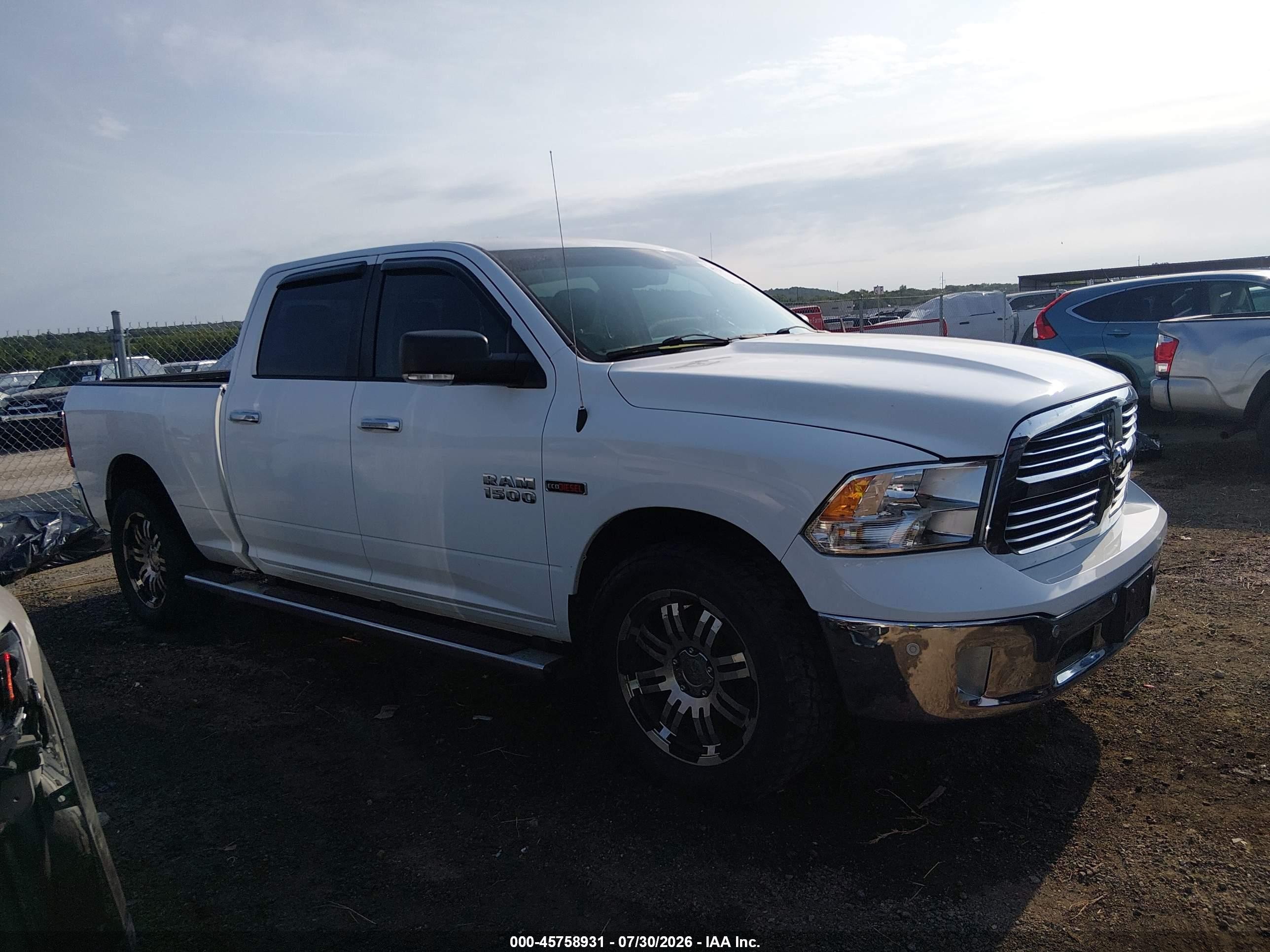2015 Ram 1500 Lone Star White vin: 1C6RR7TM6FS695710