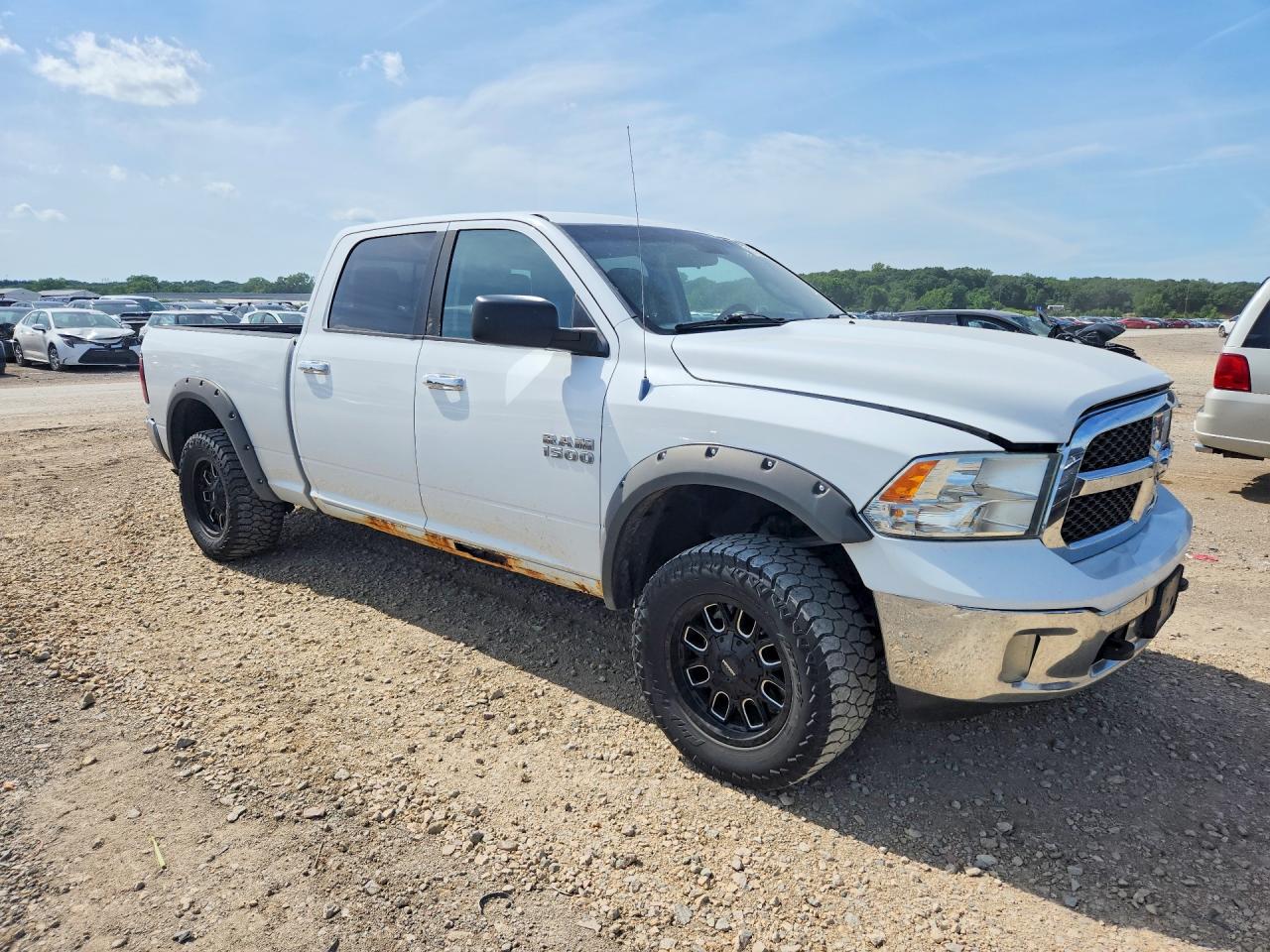 2013 Ram 1500 Slt White vin: 1C6RR7TP1DS666557