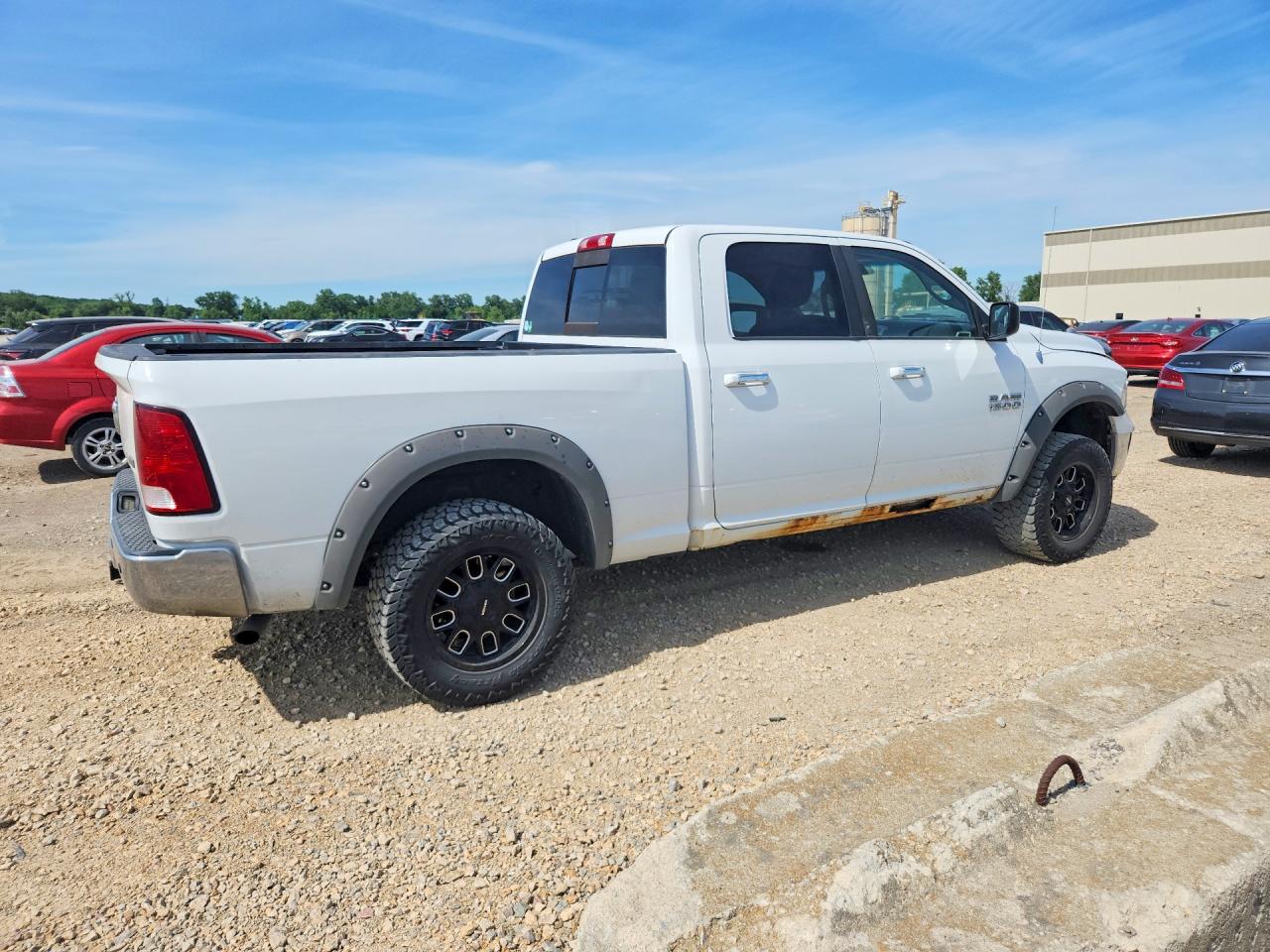 2013 Ram 1500 Slt White vin: 1C6RR7TP1DS666557