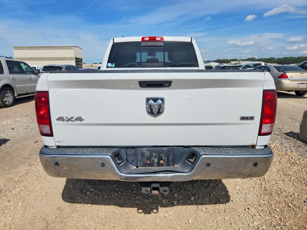 2013 Ram 1500 Slt White vin: 1C6RR7TP1DS666557