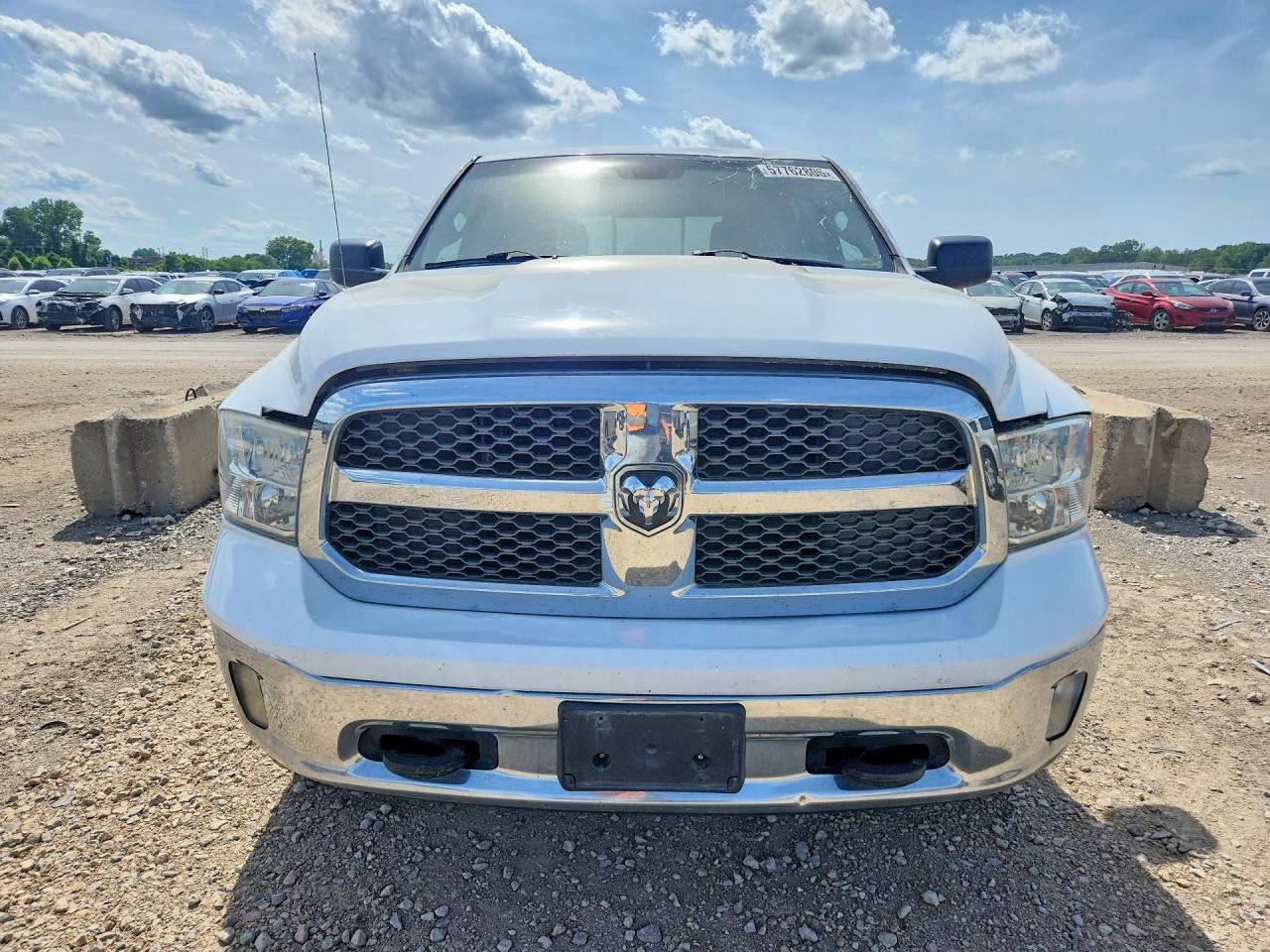 2013 Ram 1500 Slt White vin: 1C6RR7TP1DS666557