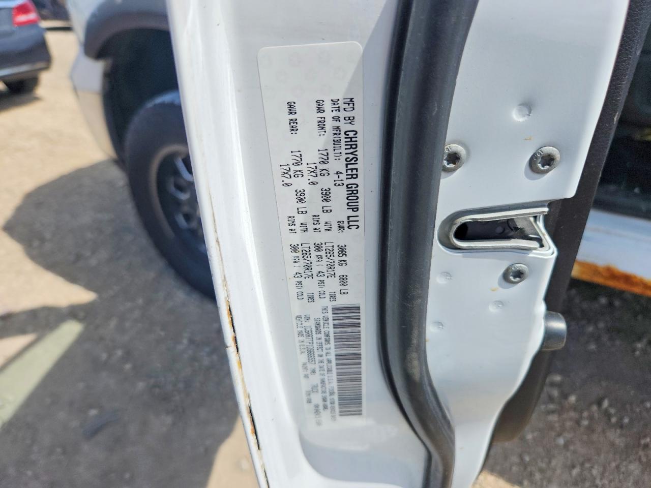 2013 Ram 1500 Slt White vin: 1C6RR7TP1DS666557