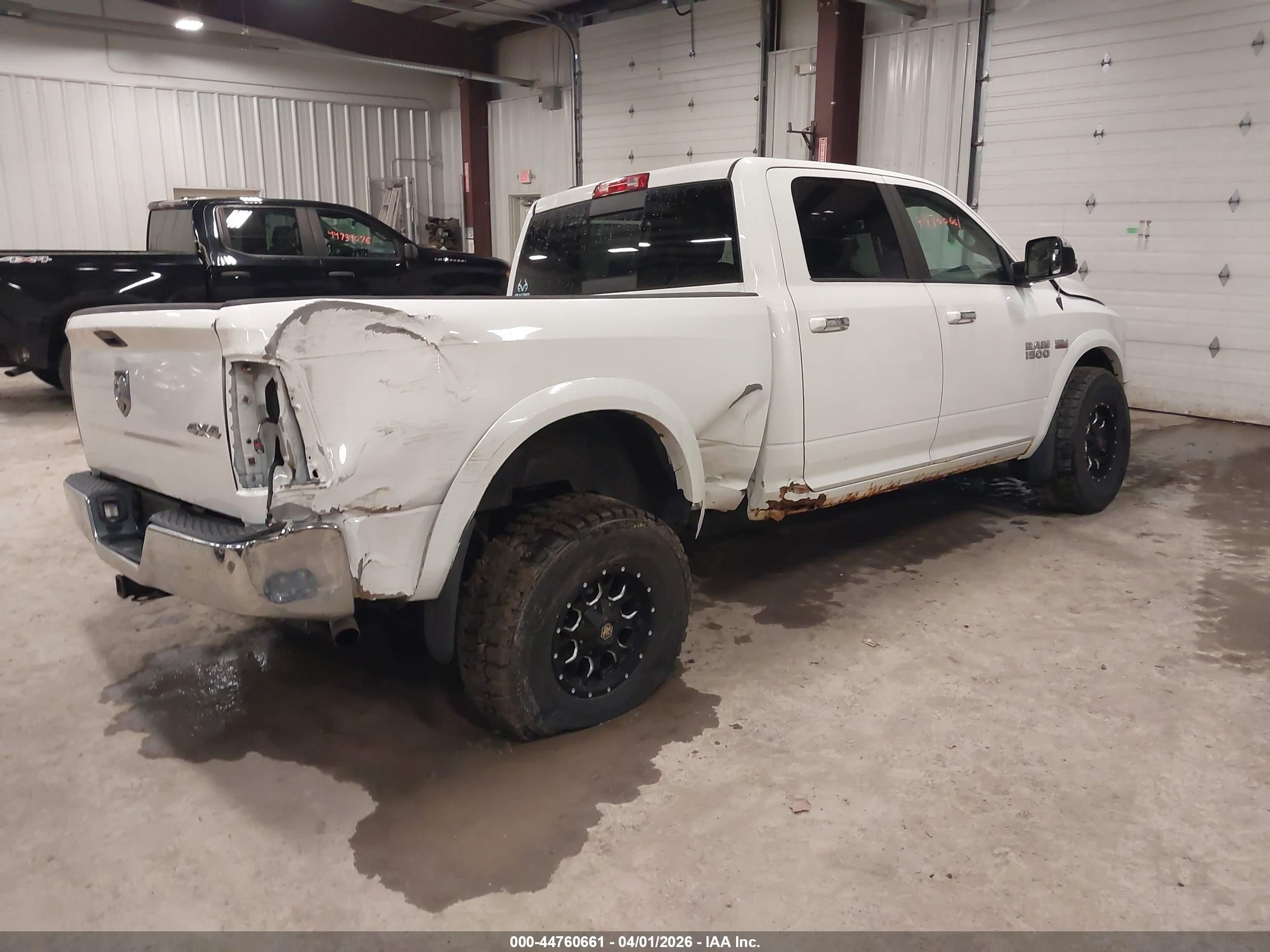 2014 Ram 1500 Slt White vin: 1C6RR7TT0ES313192