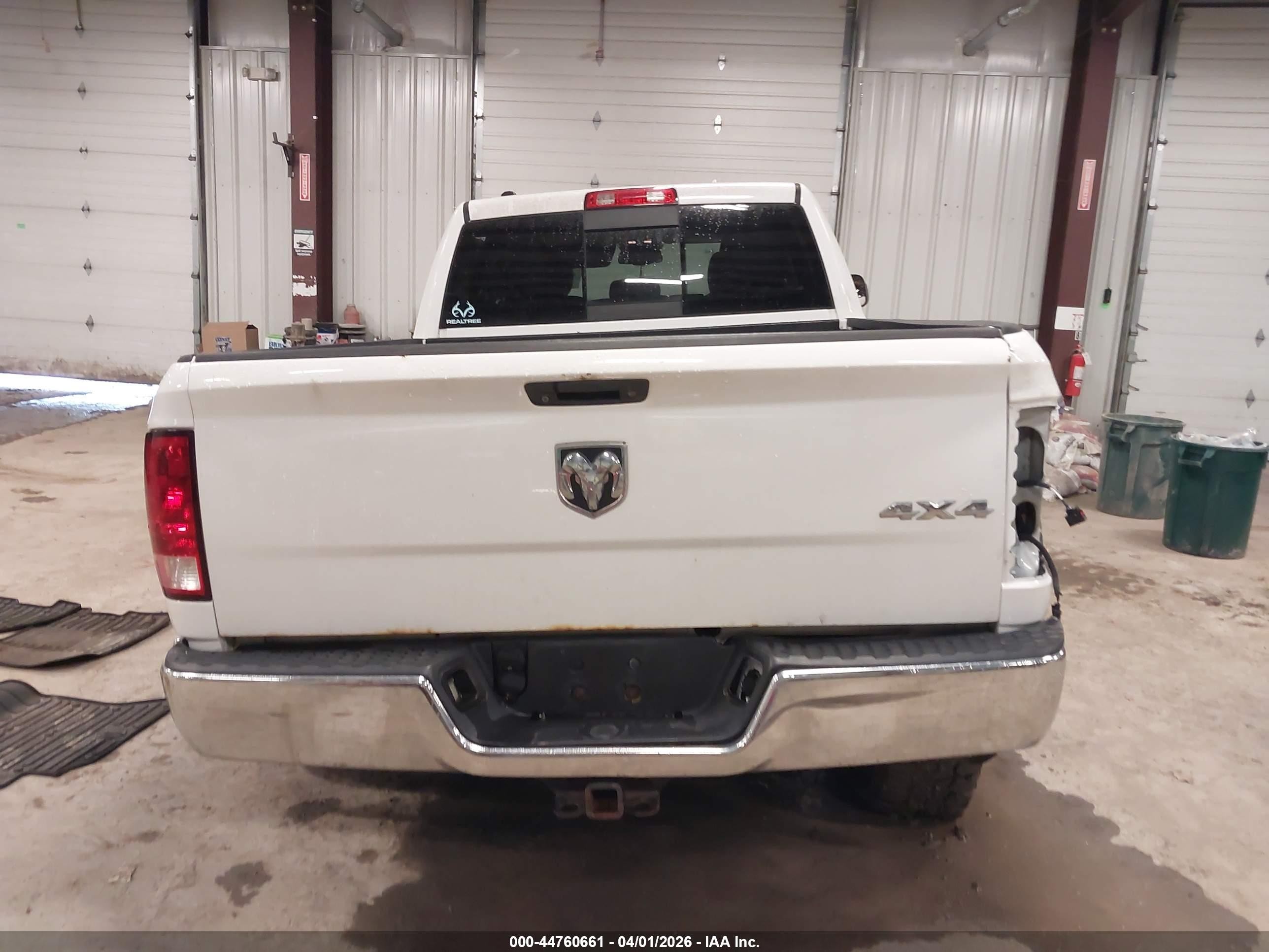 2014 Ram 1500 Slt White vin: 1C6RR7TT0ES313192