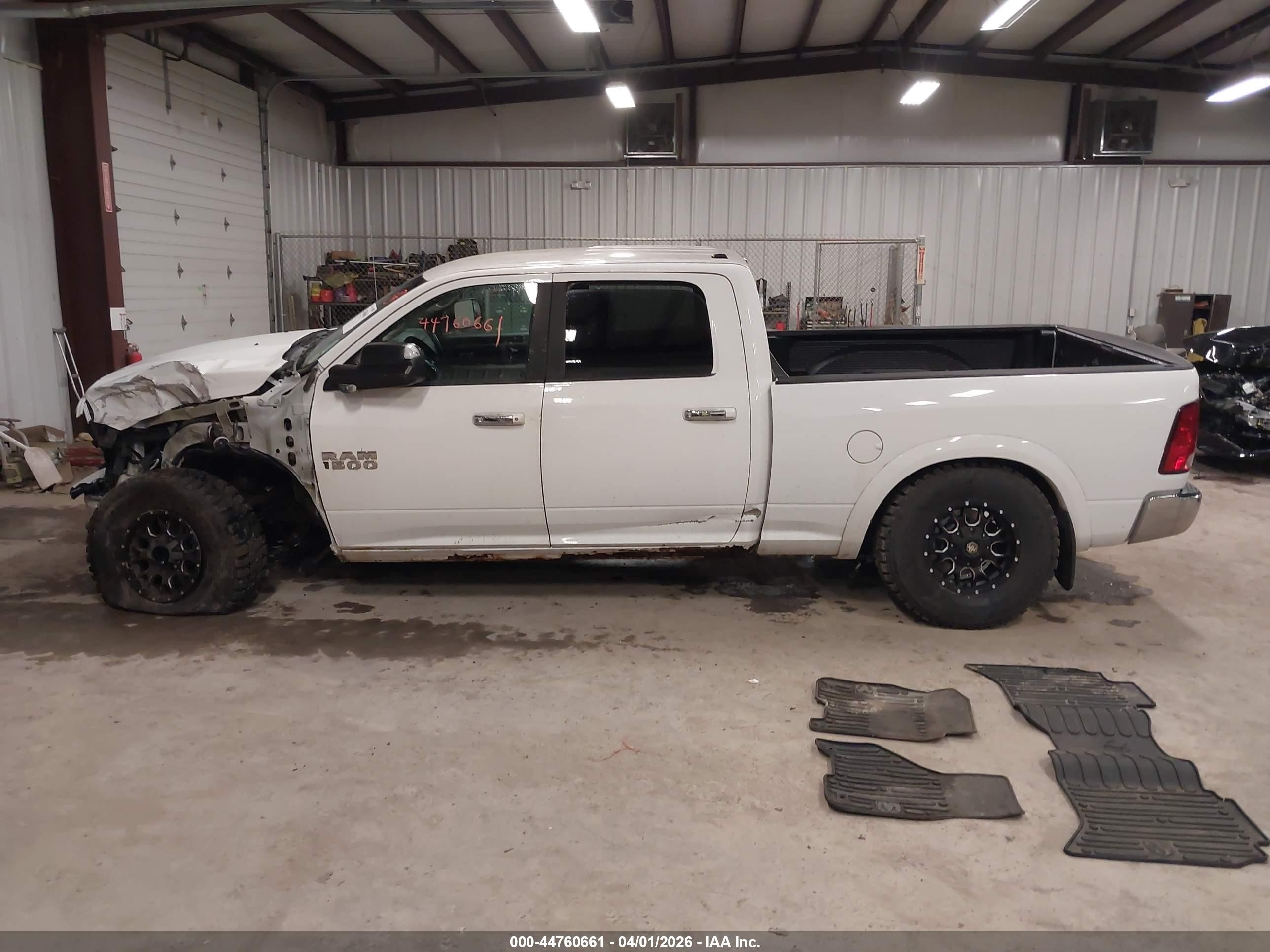 2014 Ram 1500 Slt White vin: 1C6RR7TT0ES313192