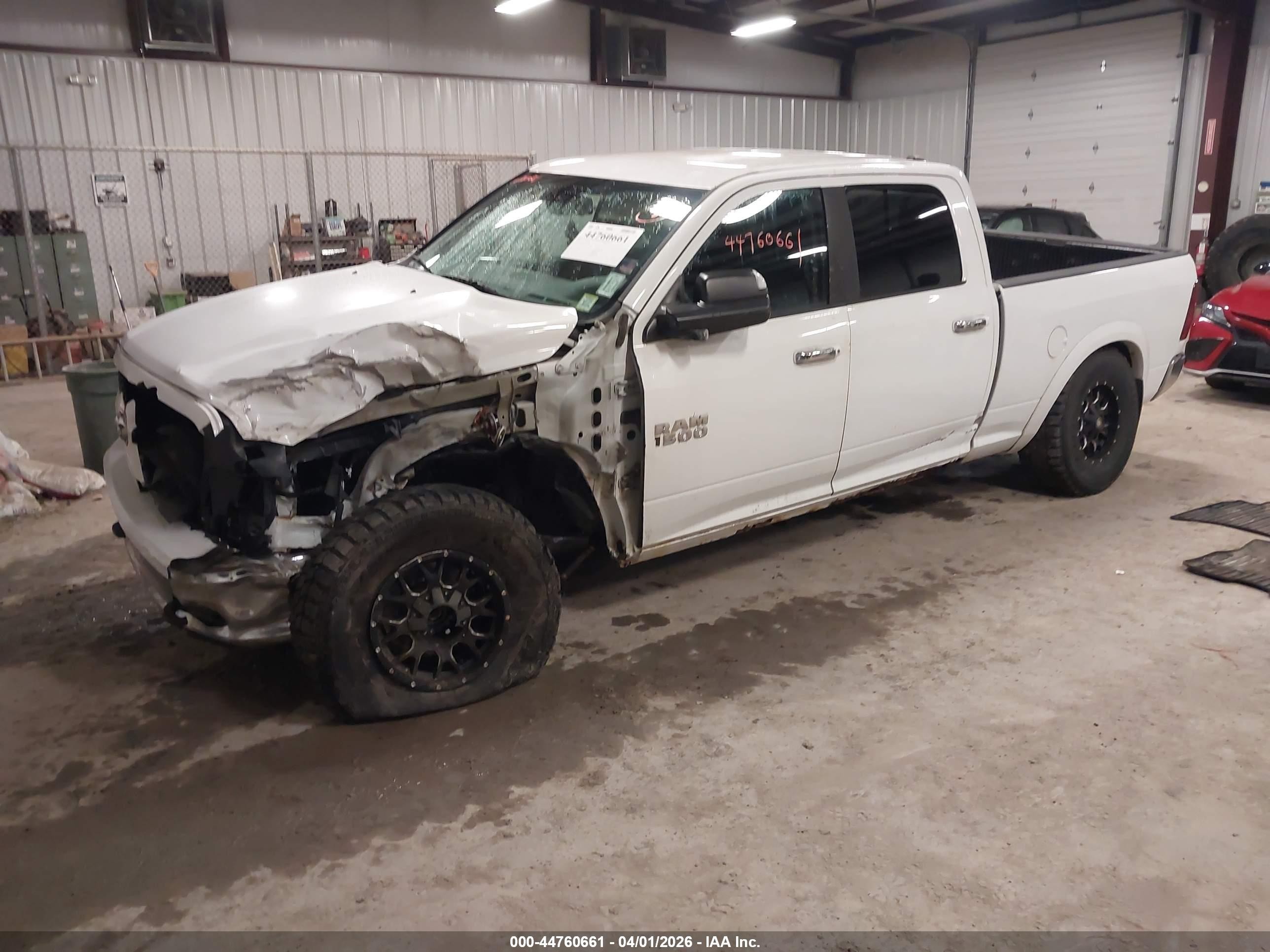 2014 Ram 1500 Slt White vin: 1C6RR7TT0ES313192