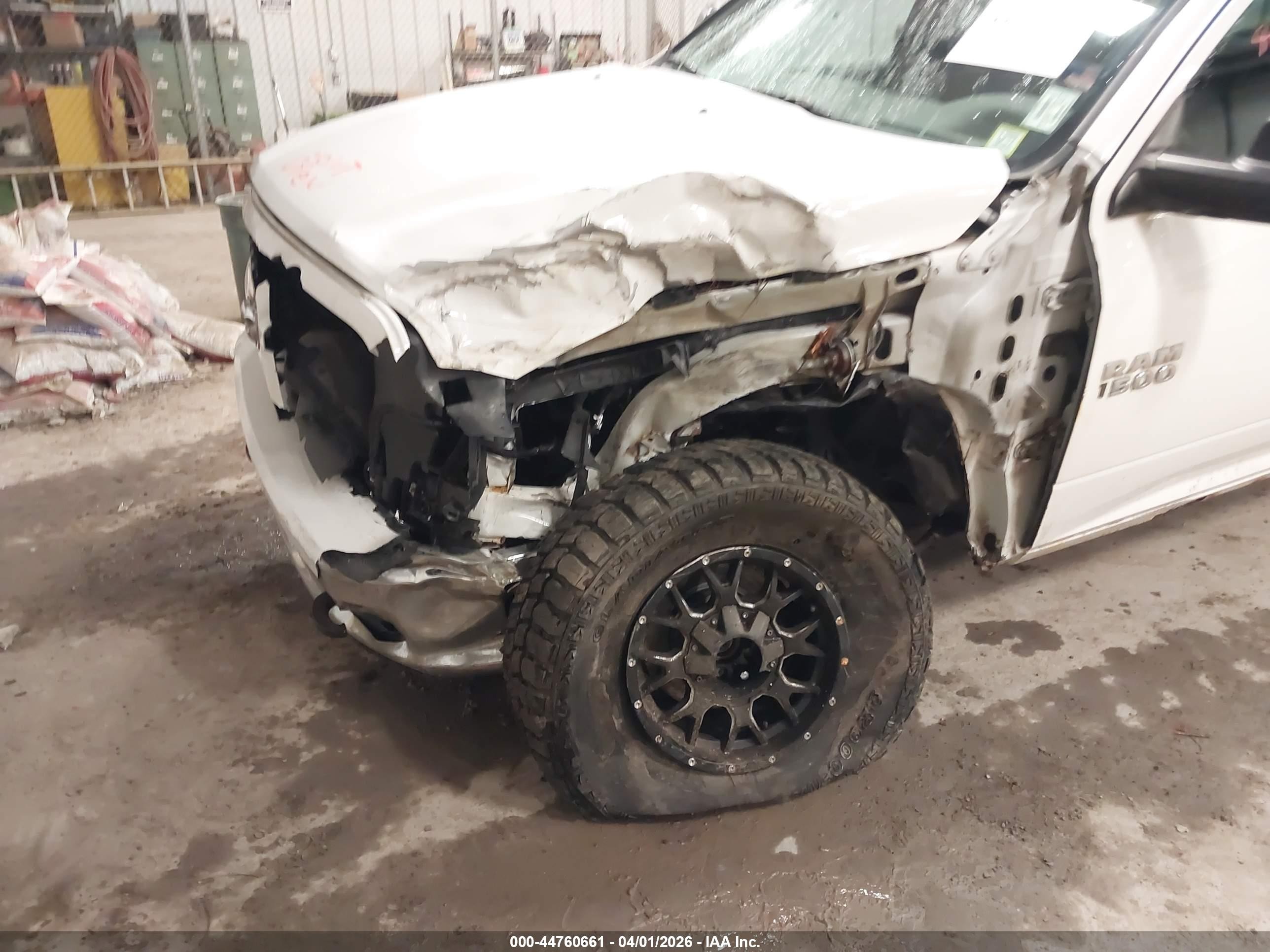 2014 Ram 1500 Slt White vin: 1C6RR7TT0ES313192