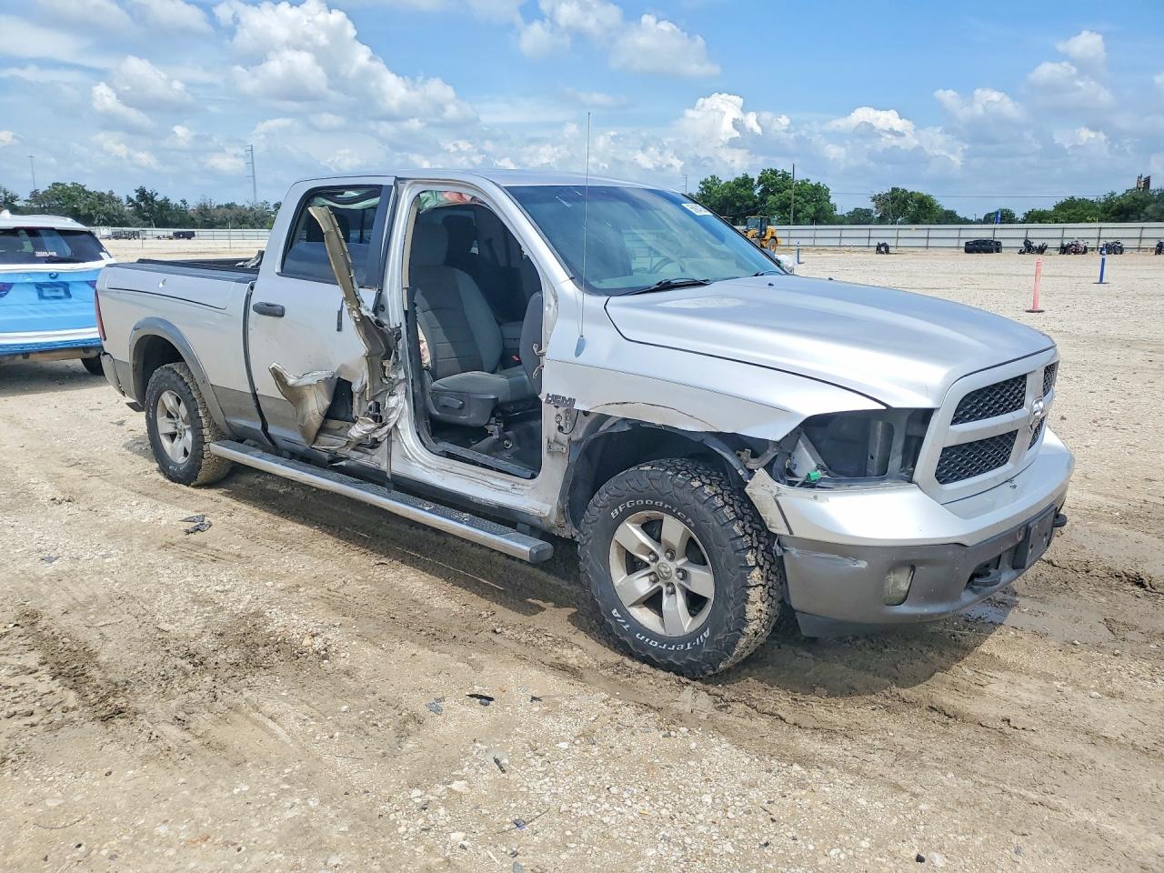 2013 Ram 1500 Slt Silver vin: 1C6RR7TT1DS669309