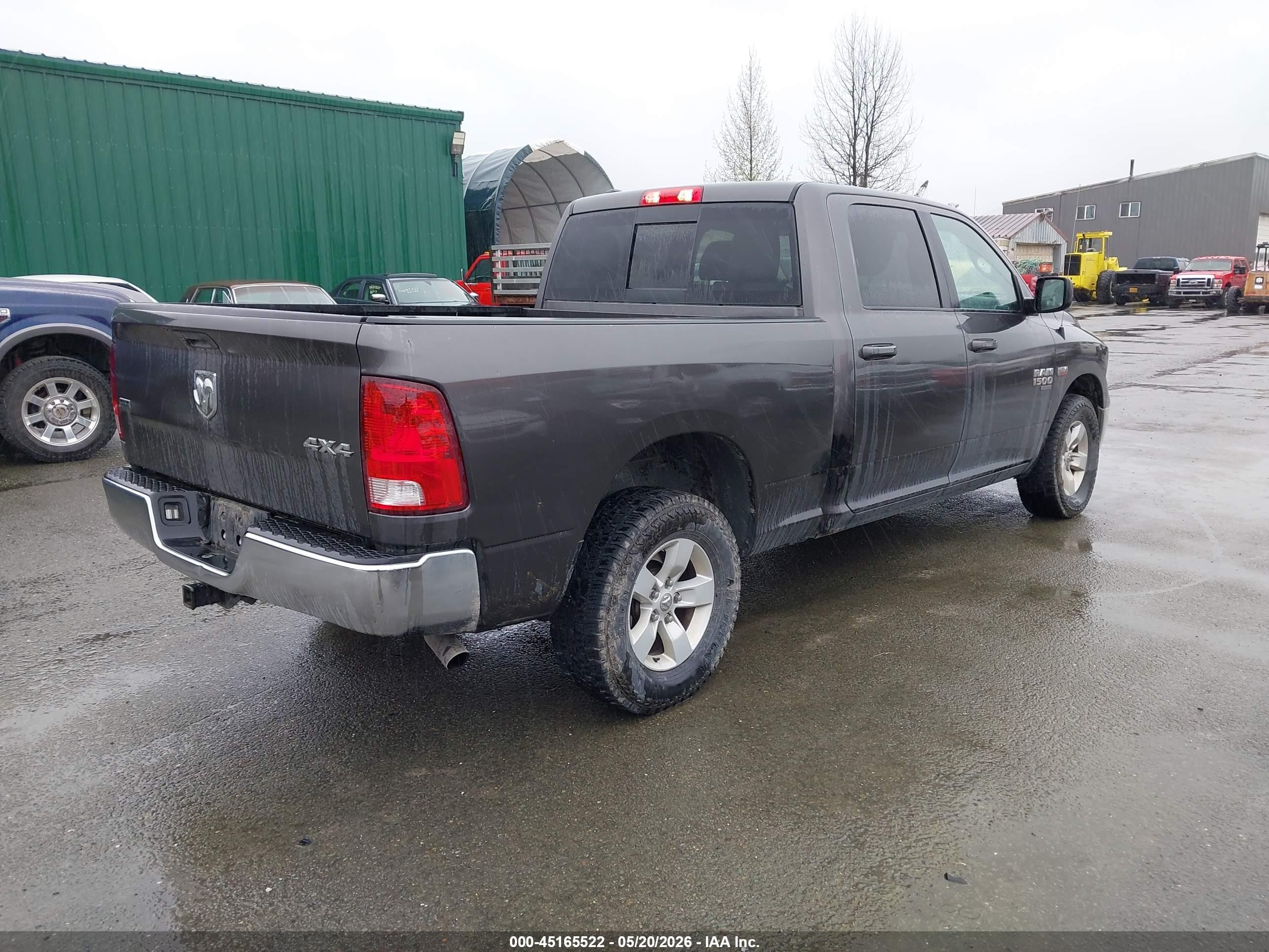 2019 Ram 1500 Classic Slt  4x4 6'4 Box Gray vin: 1C6RR7TT1KS601668