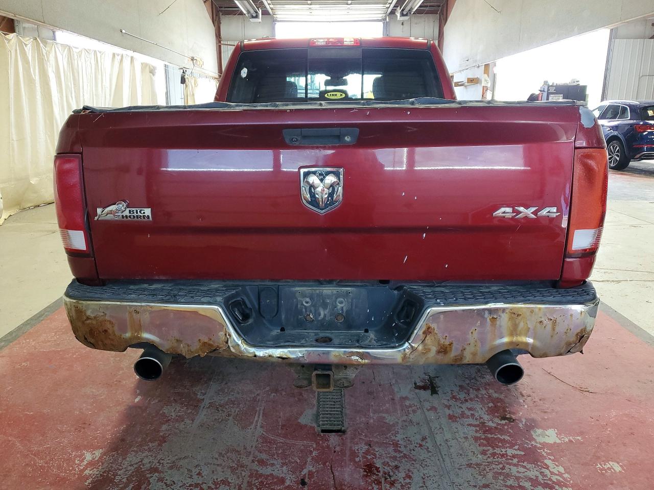 2014 Ram 1500 Slt Burgundy vin: 1C6RR7TT2ES187157