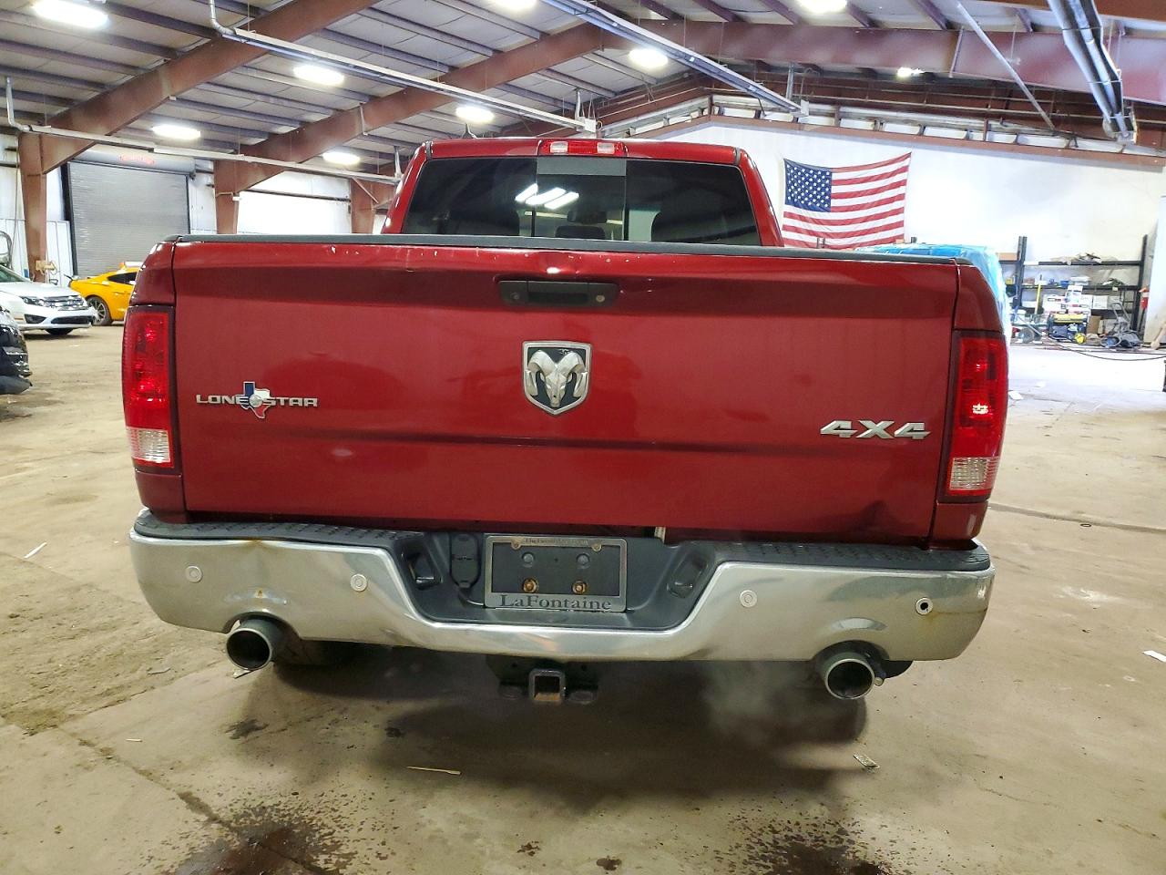 2014 Ram 1500 Slt Red vin: 1C6RR7TT2ES254131